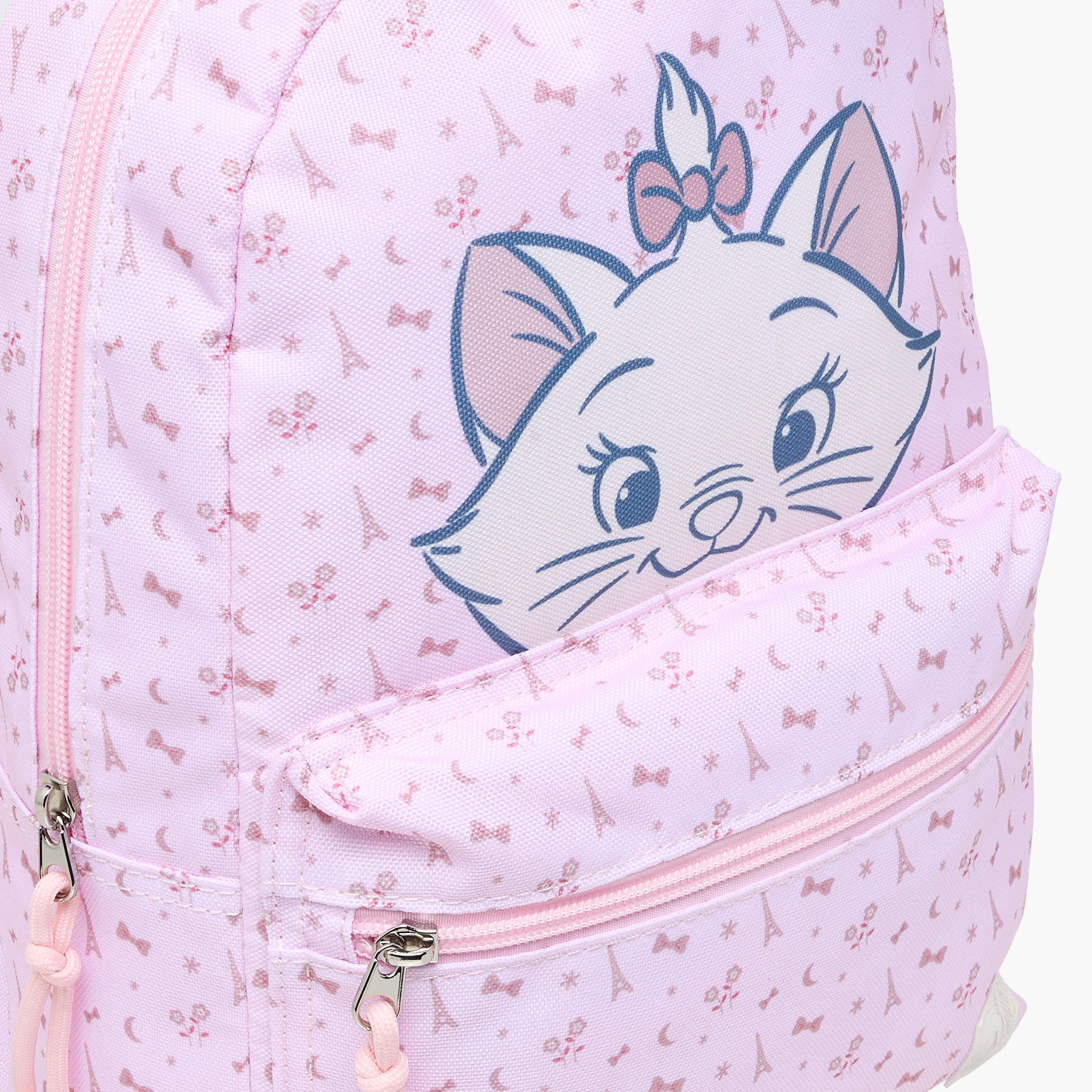 Disney Marie Print School Backpack with Adjustable Shoulder Straps - 31x24x10 cms-school-bagsandbackpacks-backpacks-image-6