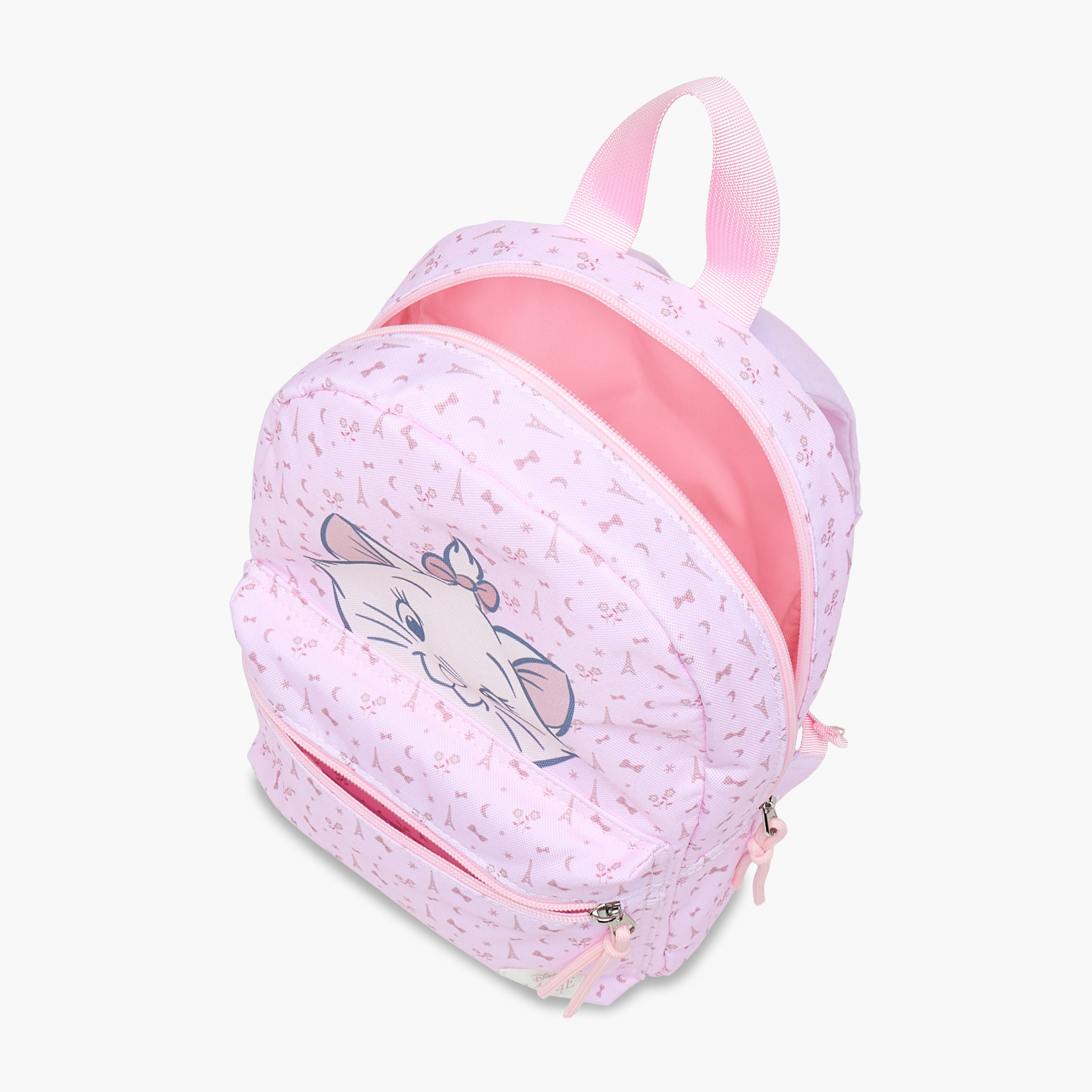 Disney Marie Print School Backpack with Adjustable Shoulder Straps - 31x24x10 cms-school-bagsandbackpacks-backpacks-image-7