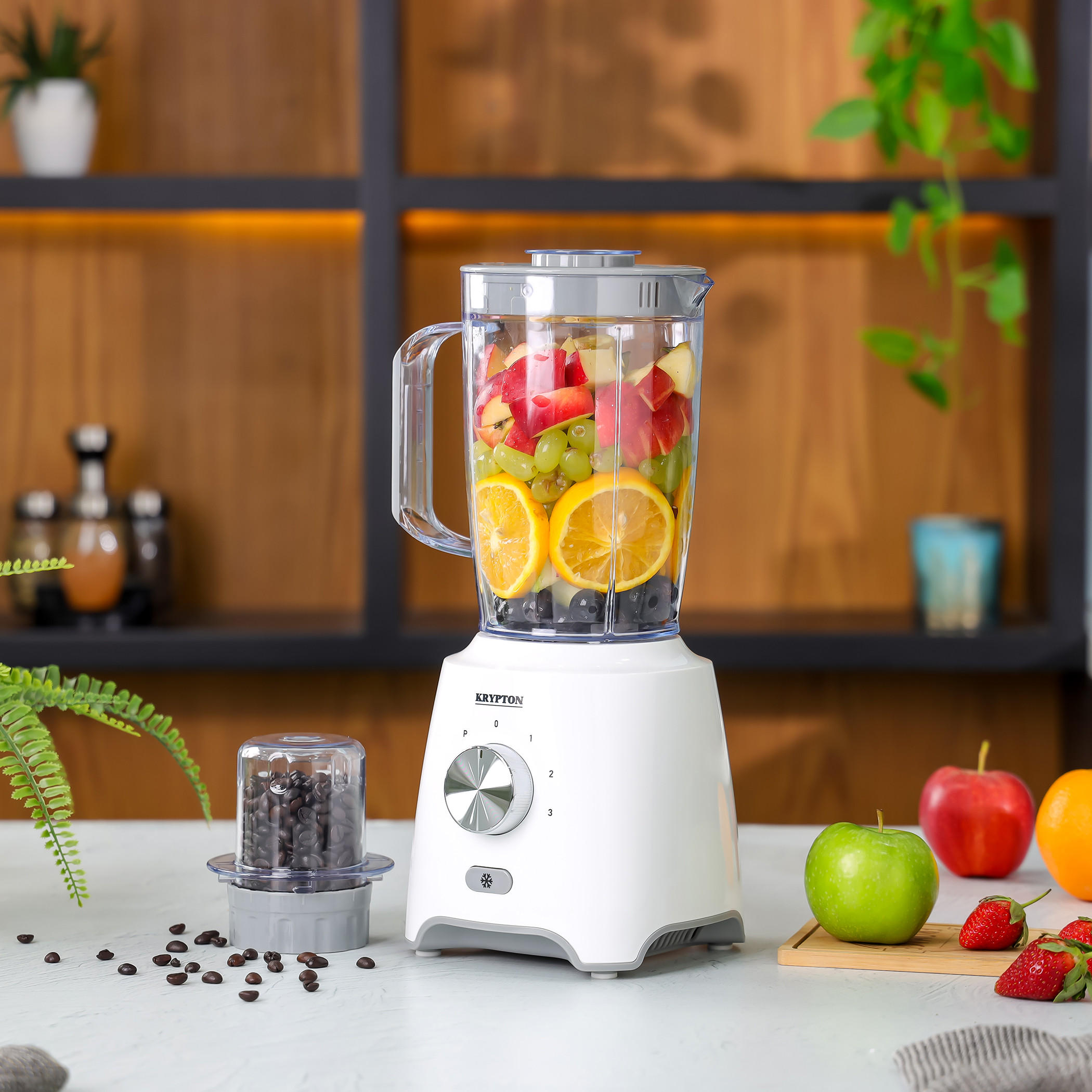 Krypton 2-in-1 Blender with Coffee Grinder Attachment - 1.8 L-household-appliances-kitchenappliances-blendersmixersandgrinders-image-3