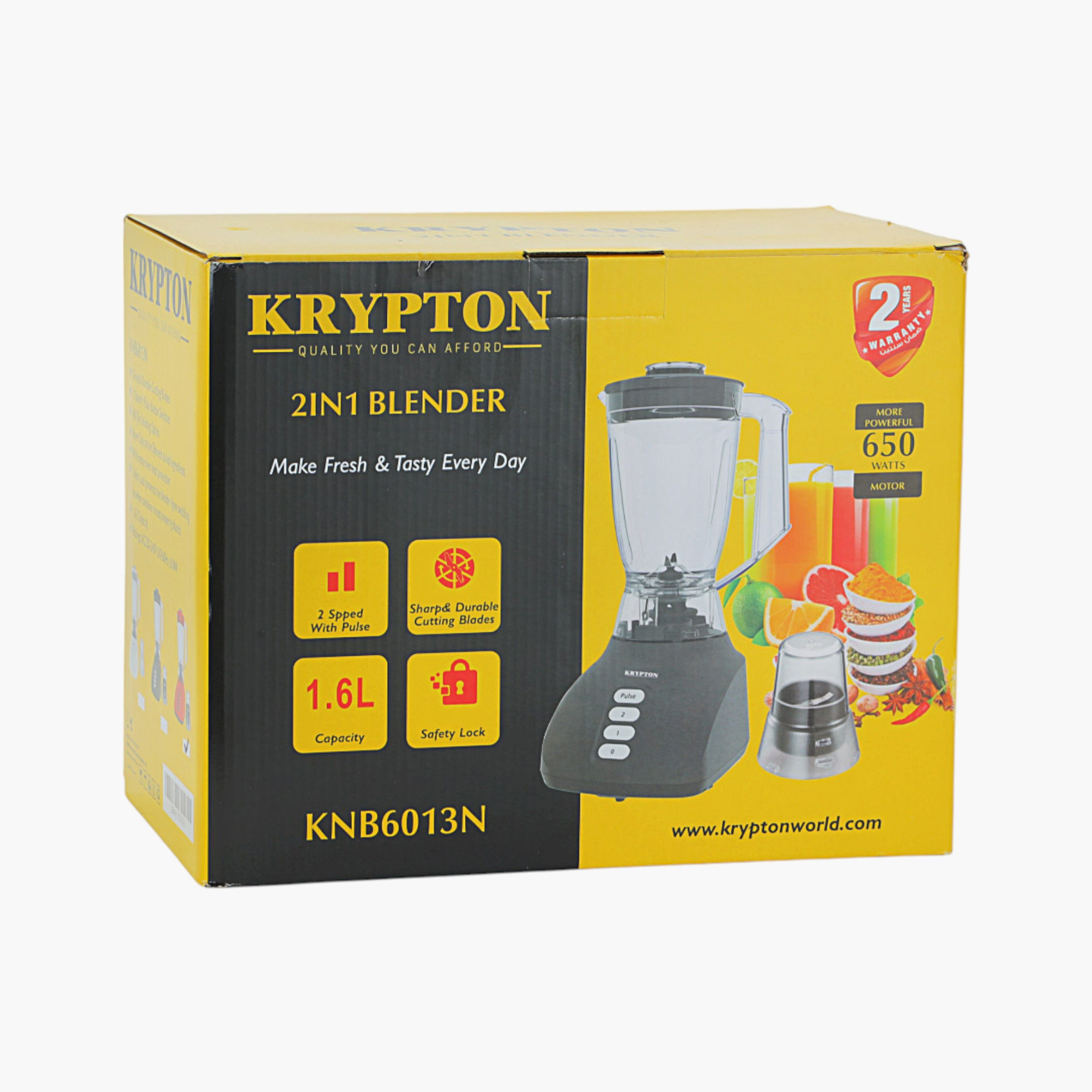 خلاط مع نبض ومطحنة 2 في 1 من كريبتون-household-appliances-kitchenappliances-blendersmixersandgrinders-image-7