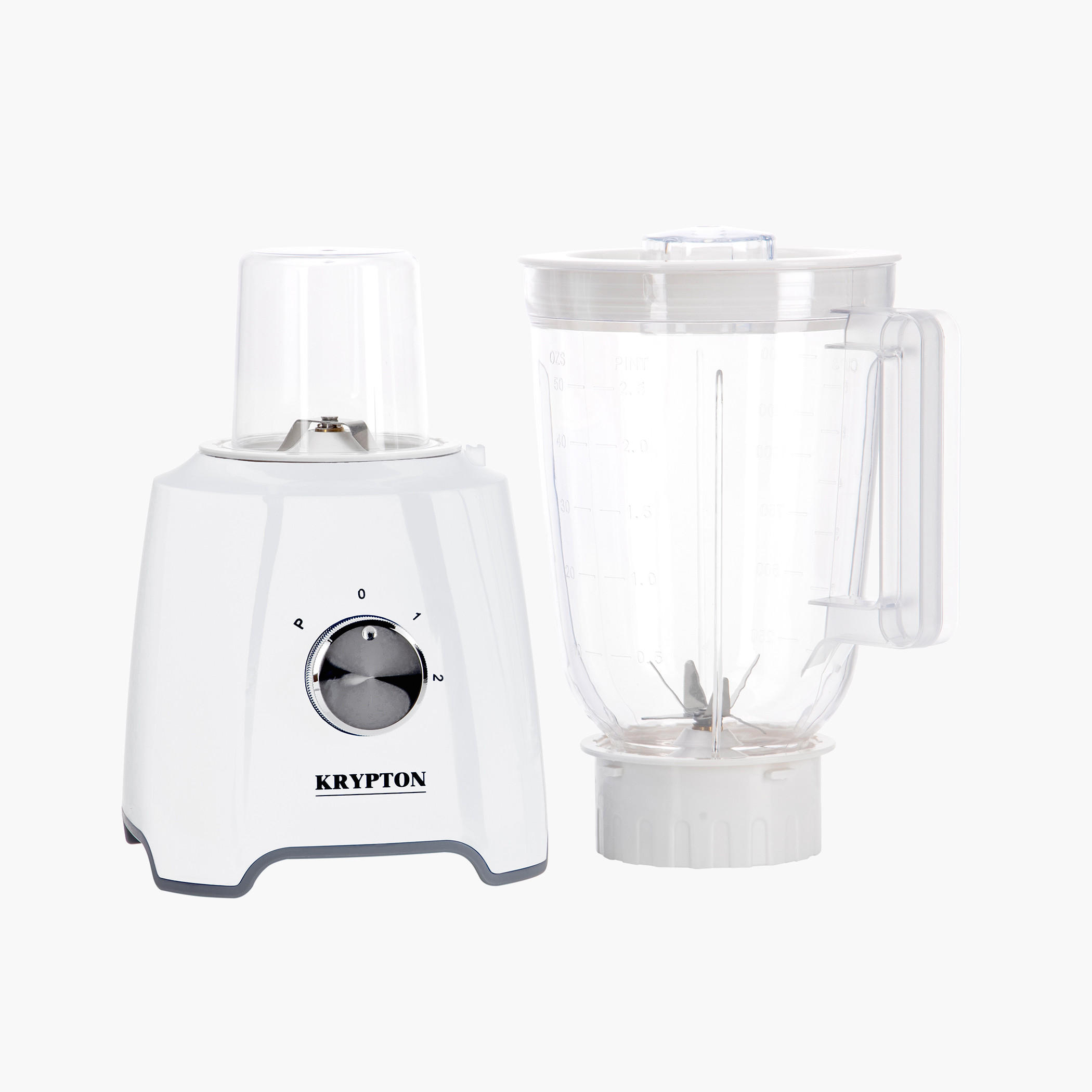 خلاط 2 في 1 مع جرة غير قابلة للكسر من كريبتون - 1.5 لتر-household-appliances-kitchenappliances-blendersmixersandgrinders-image-2