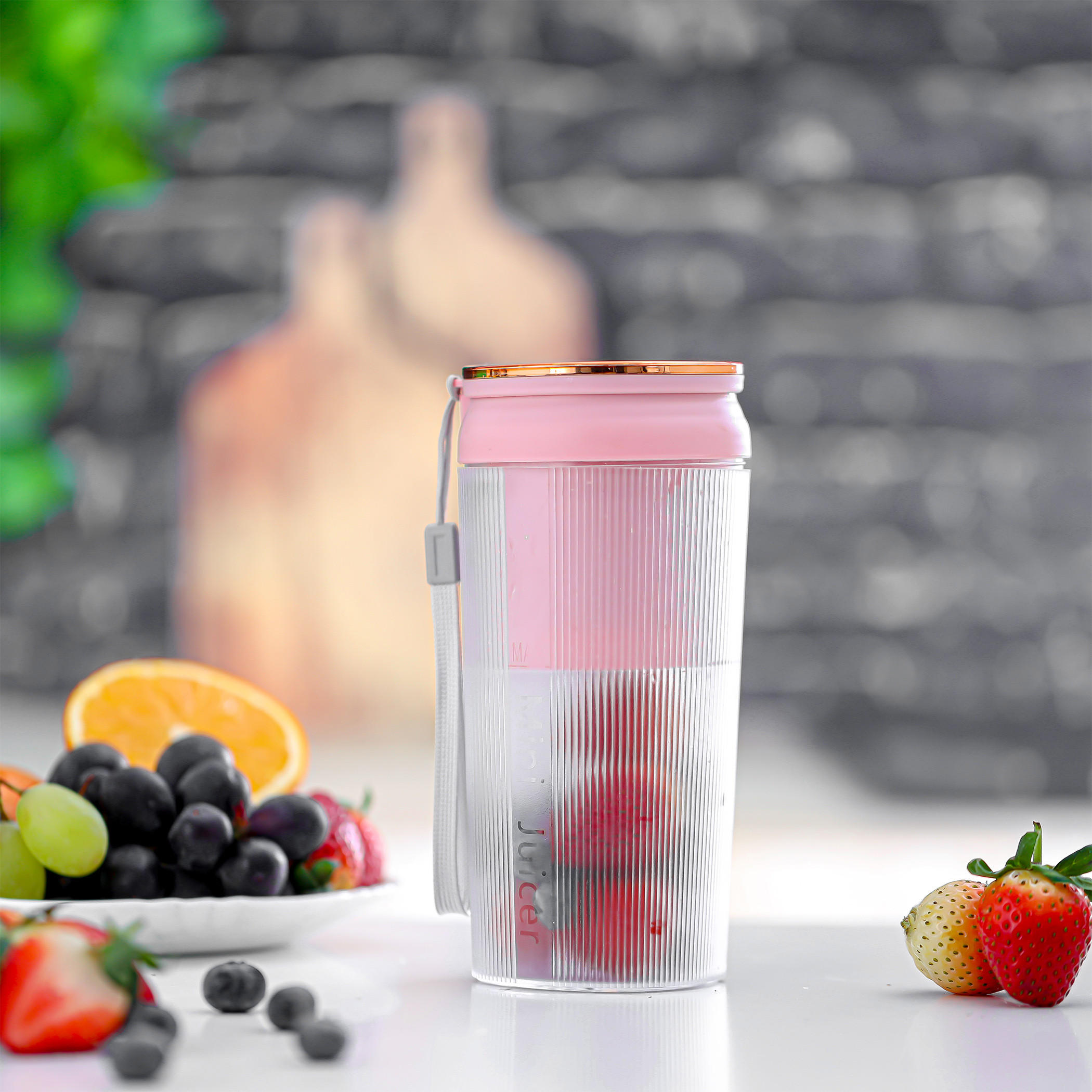 Krypton Portable Juicer with Strap - 300 ml-household-appliances-kitchenappliances-blendersmixersandgrinders-image-1