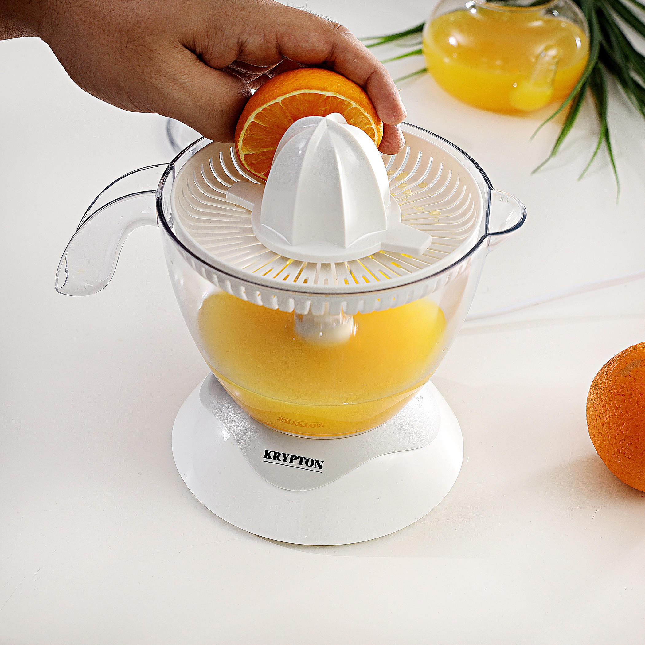 Krypton Citrus Juicer with Filter - 1 L-household-appliances-kitchenappliances-blendersmixersandgrinders-image-3