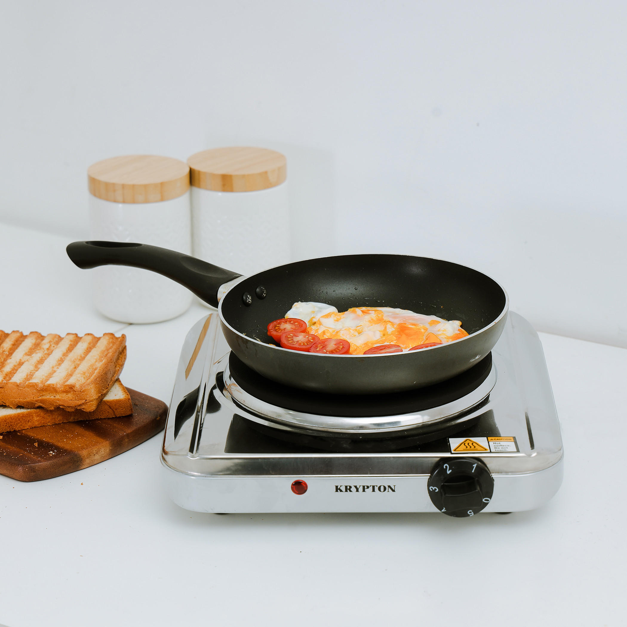 Krypton 1500W Stainless Steel Hot Plate with Adjustable Temperature Control-household-appliances-kitchenappliances-electriccookers-image-5