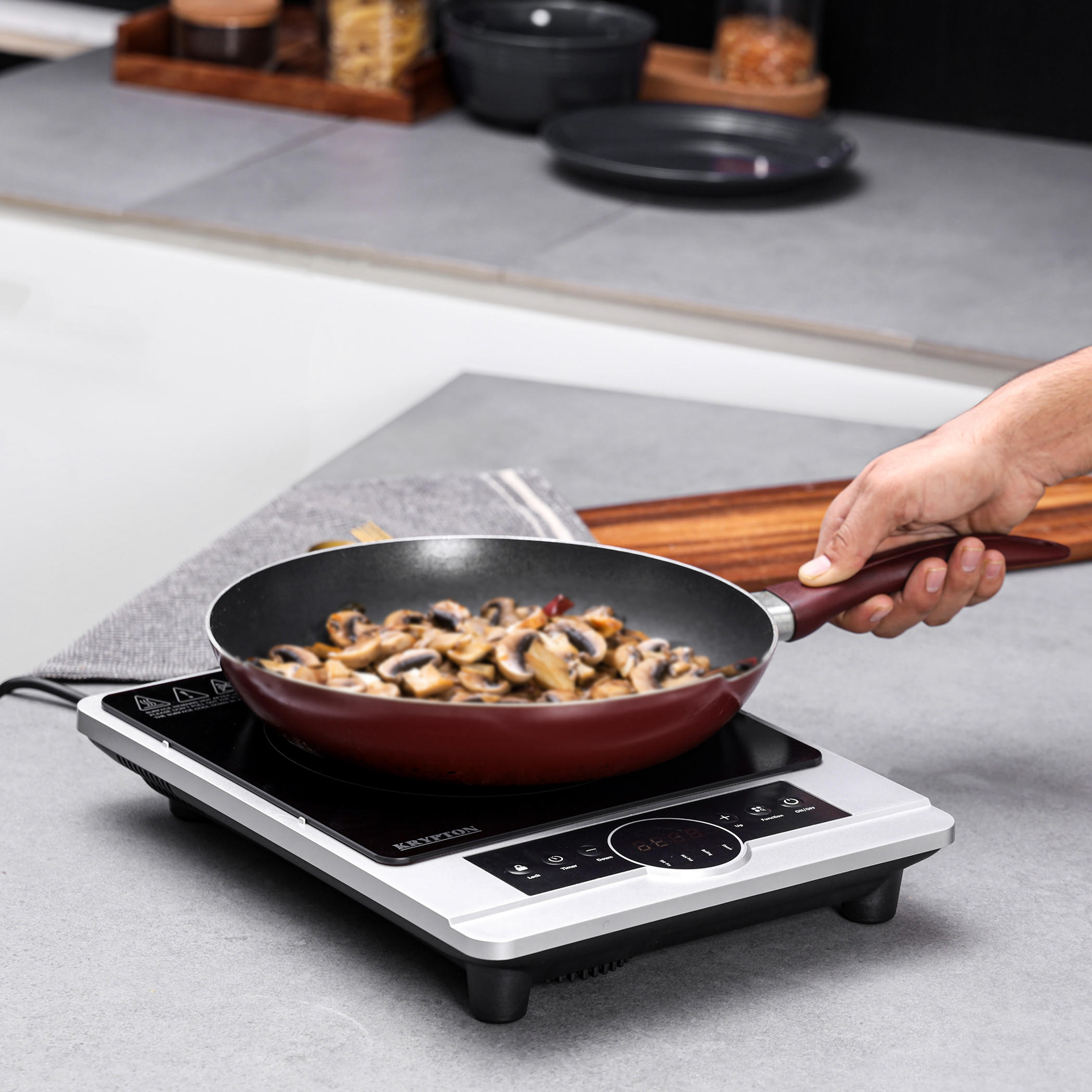 Krypton Digital Infrared Cooker with Adjustable Timer-household-appliances-kitchenappliances-electriccookers-image-2