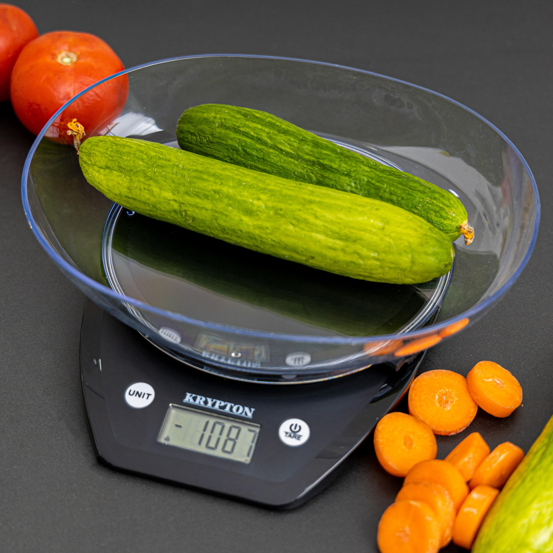 Krypton Digital Kitchen Scale with Transparent Bowl-household-appliances-kitchenappliances-otherkitchenappliances-image-3