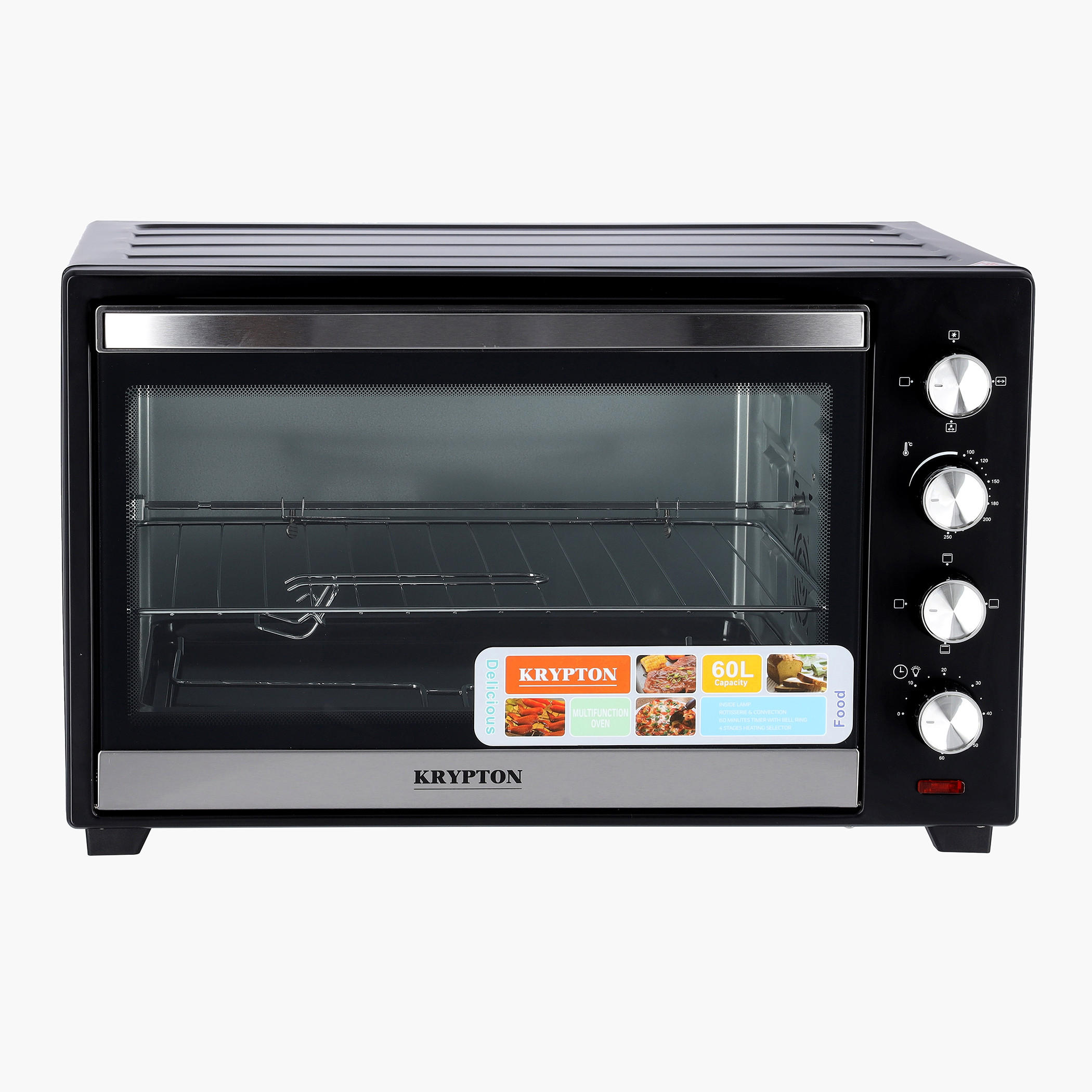 Krypton Electric Oven with Rotisserie and Convection - 60 L-household-appliances-kitchenappliances-microwavesandovens-image-1