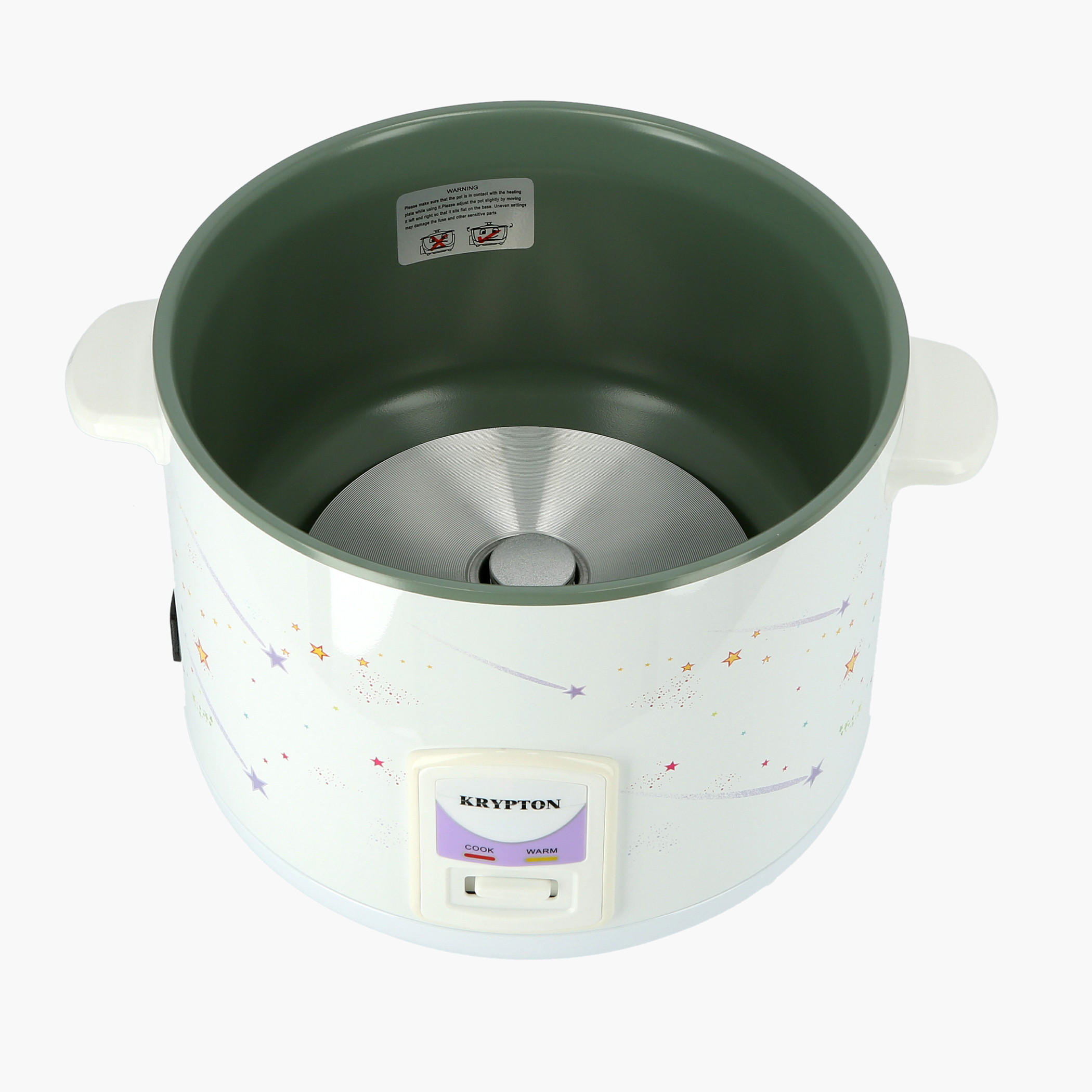 Krypton Electric Rice Cooker with Inner Pot - 2.8 L-household-appliances-kitchenappliances-electriccookers-image-3