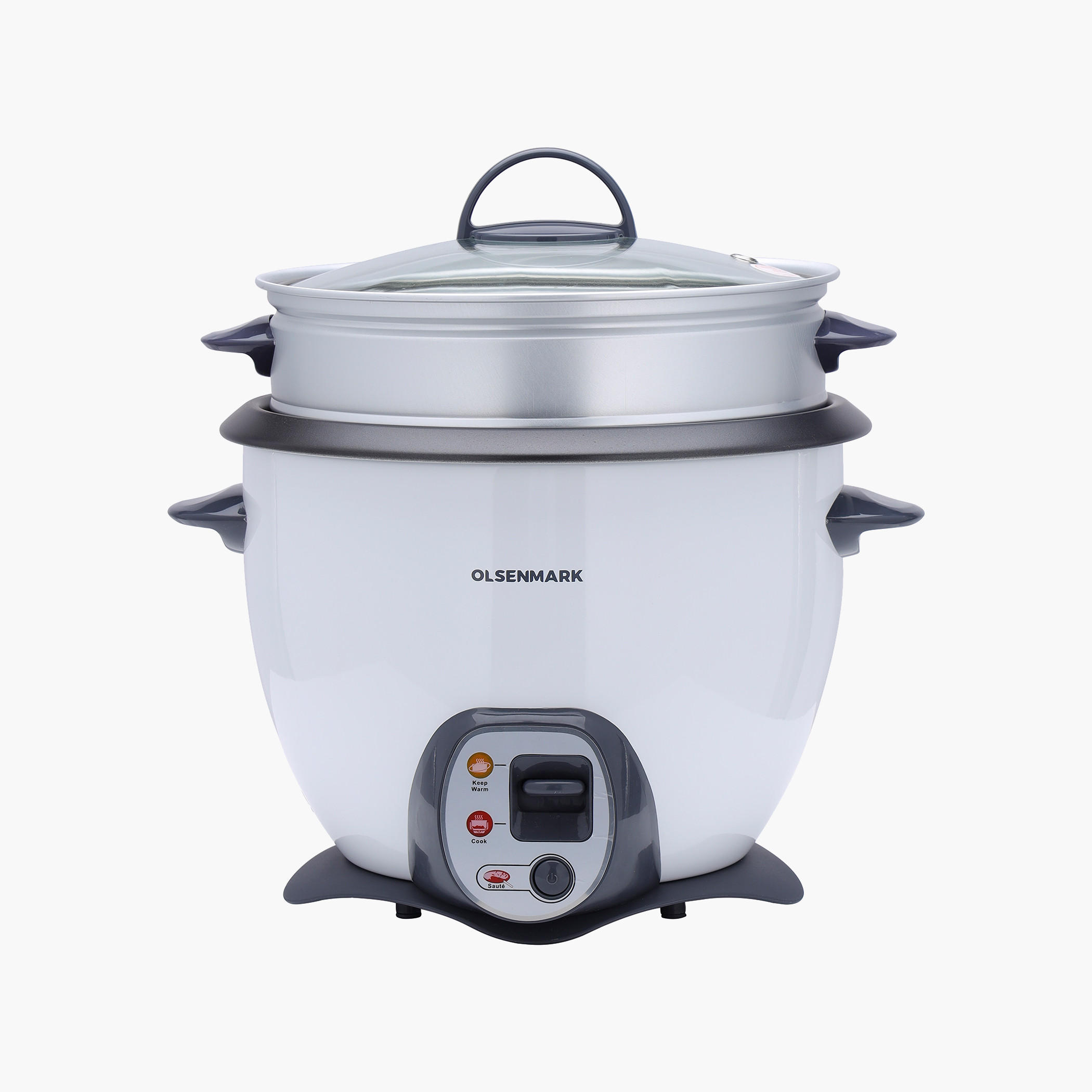 Olsenmark 4-in-1 Automatic Rice and Curry Cooker - 1.8 L-household-appliances-kitchenappliances-electriccookers-image-1