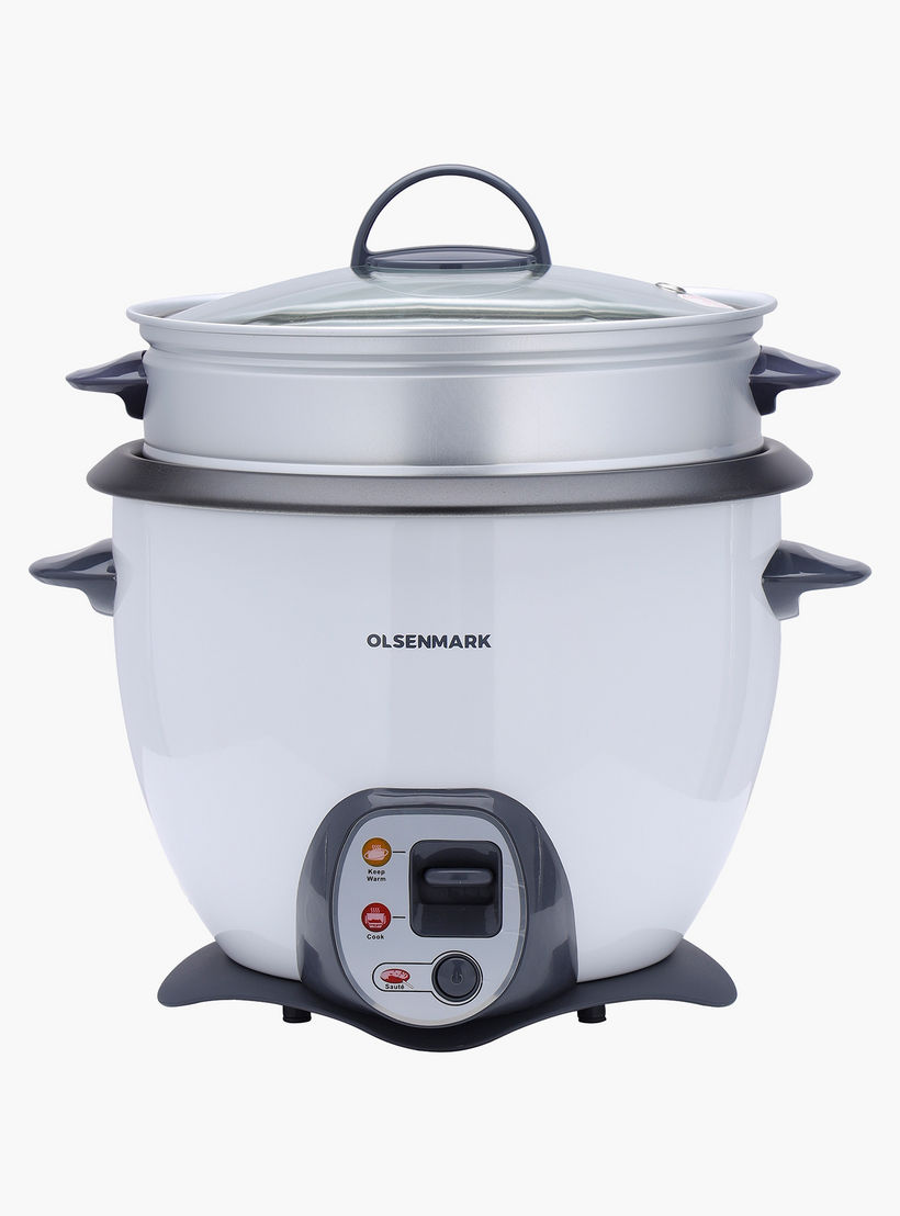 Olsenmark 4-in-1 Automatic Rice and Curry Cooker - 1.8 L-household-appliances-kitchenappliances-electriccookers-image-1