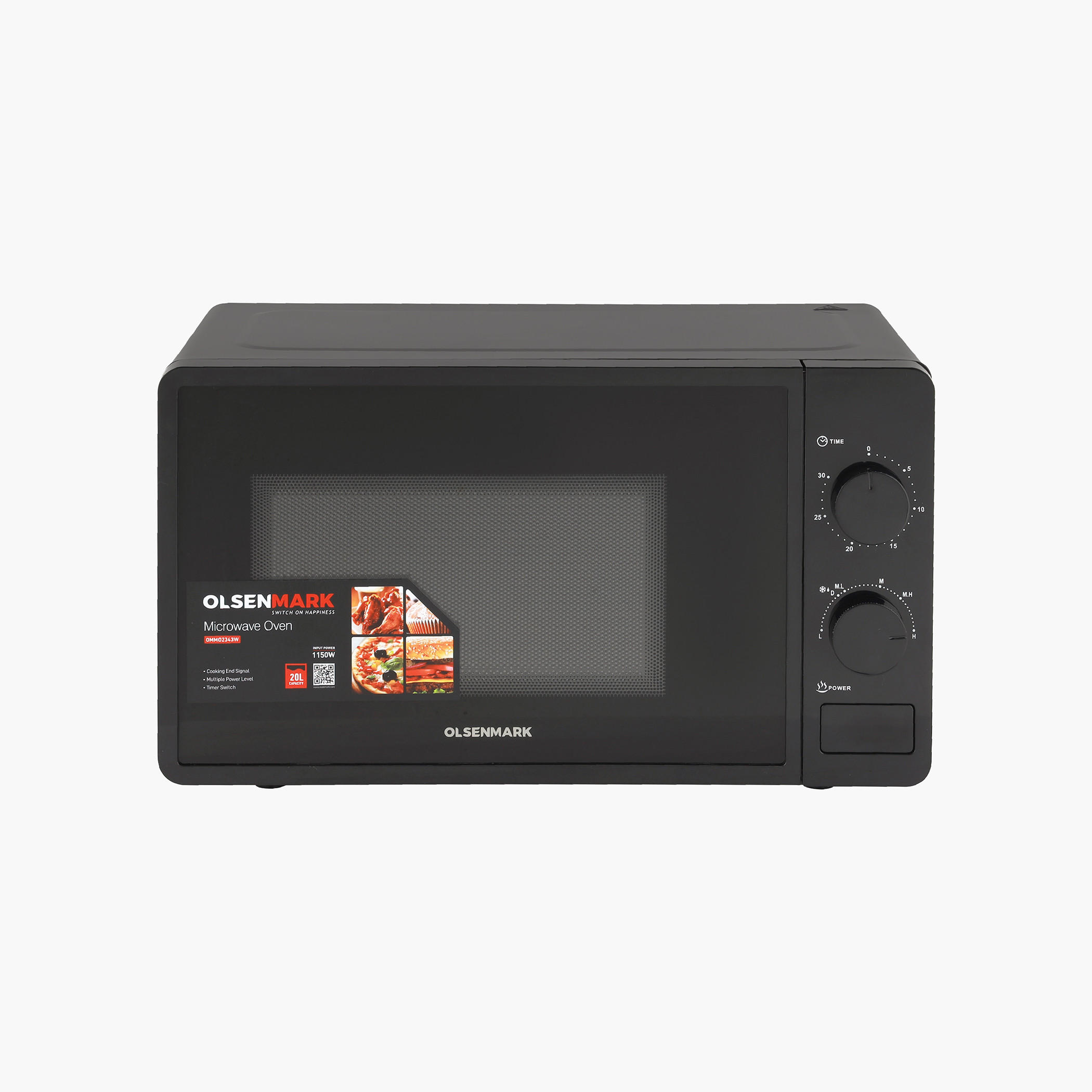 Olsenmark Microwave Oven with Manual Control - 20 L-household-appliances-kitchenappliances-microwavesandovens-image-1
