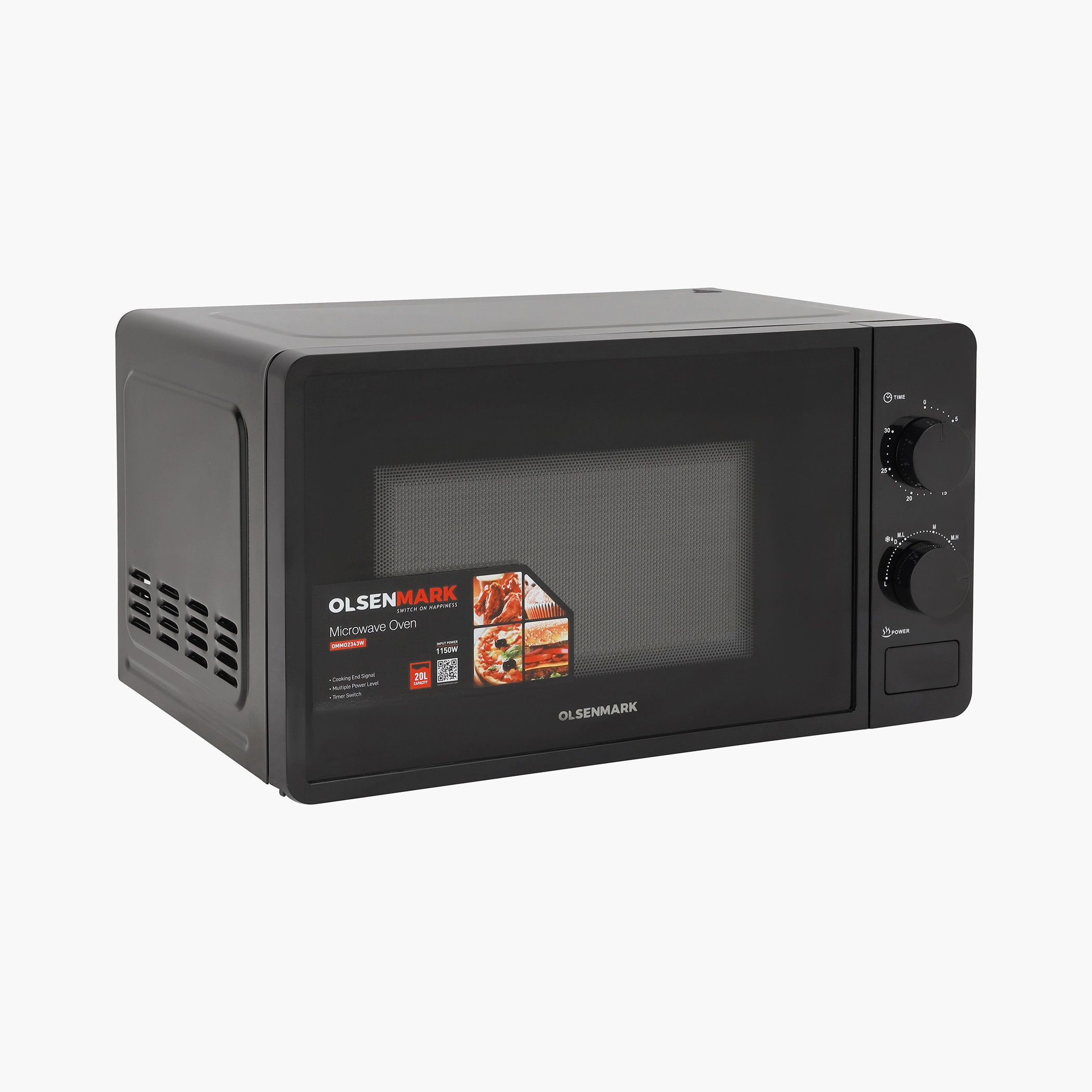 فرن ميكروويف مع تحكم يدوي أولسنمارك - 20 لتر-household-appliances-kitchenappliances-microwavesandovens-image-4