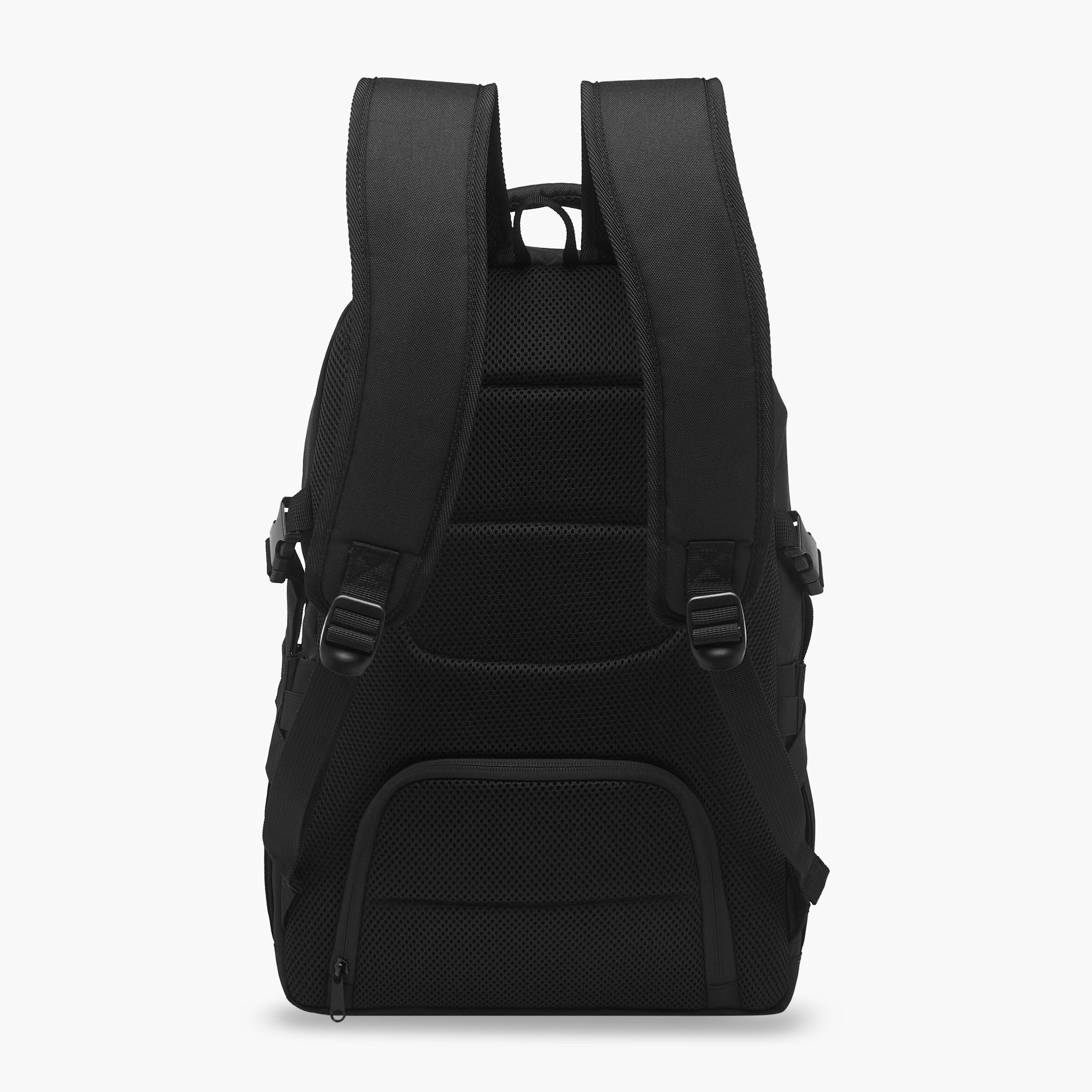 Lee Cooper Panelled School Backpack with Zip Closure and Adjustable Strap - 32x14x46 cm-school-bagsandbackpacks-backpacks-image-7