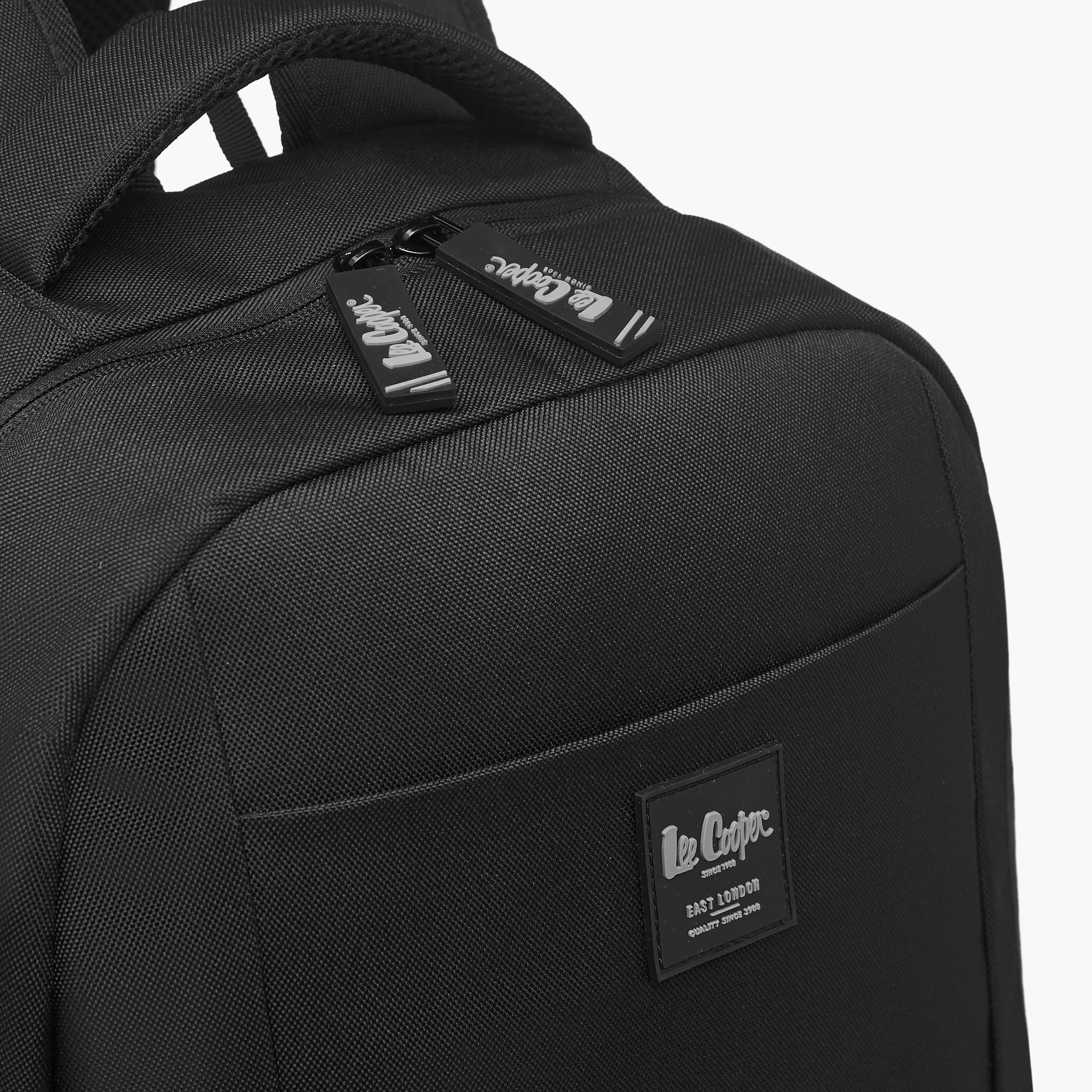Lee Cooper Panelled School Backpack with Zip Closure and Adjustable Strap - 32x14x46 cm-school-bagsandbackpacks-backpacks-image-9