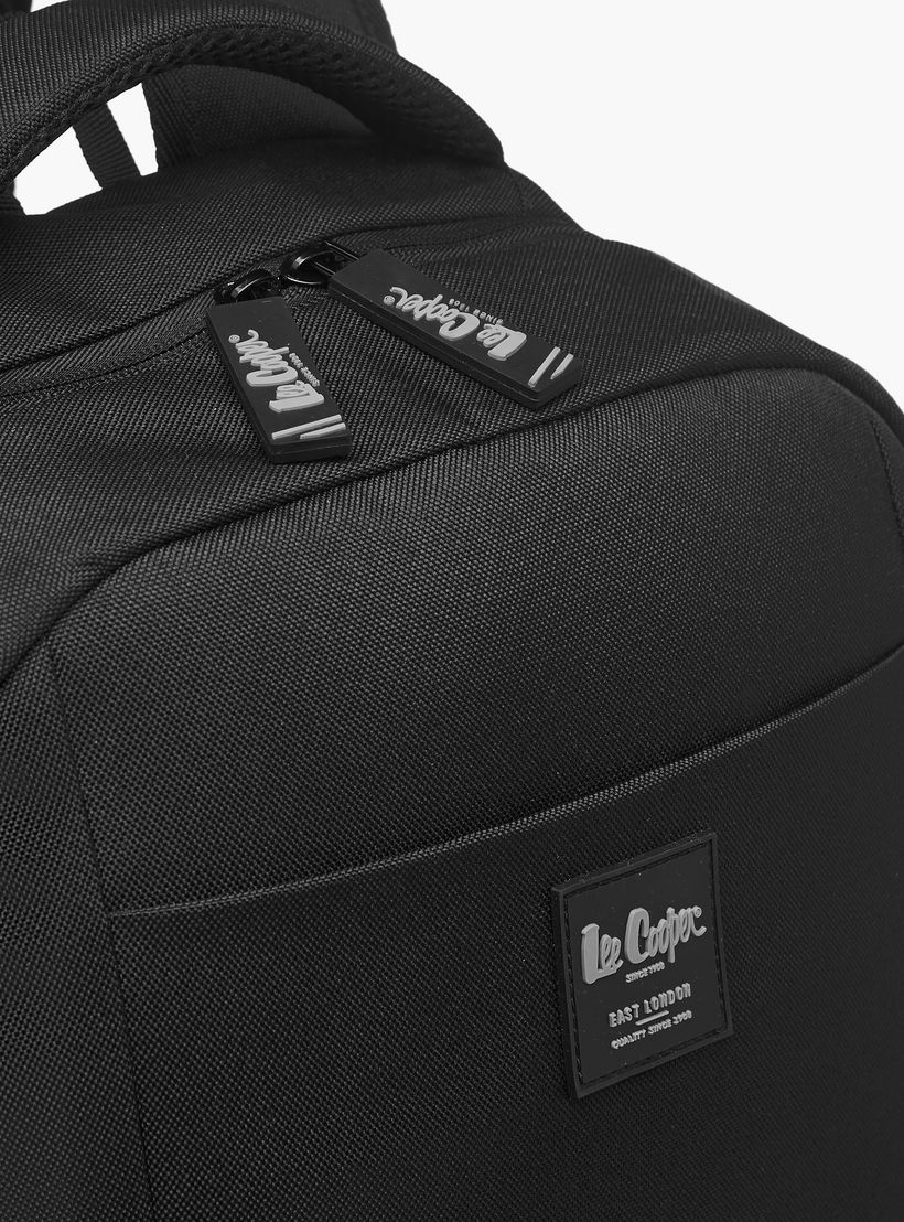 Lee Cooper Panelled School Backpack with Zip Closure and Adjustable Strap - 32x14x46 cm-school-bagsandbackpacks-backpacks-image-9