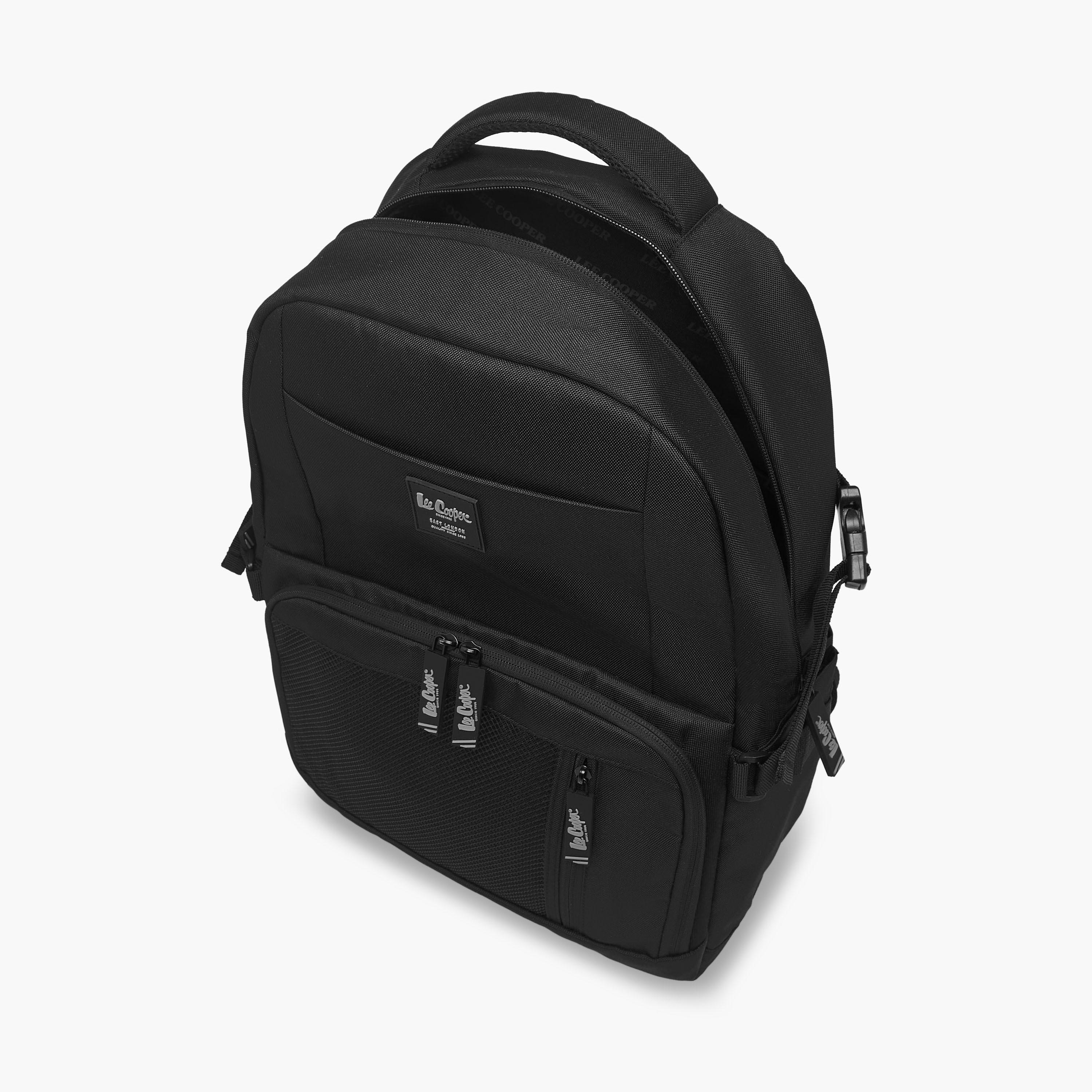 Lee Cooper Panelled School Backpack with Zip Closure and Adjustable Strap - 32x14x46 cm-school-bagsandbackpacks-backpacks-image-10