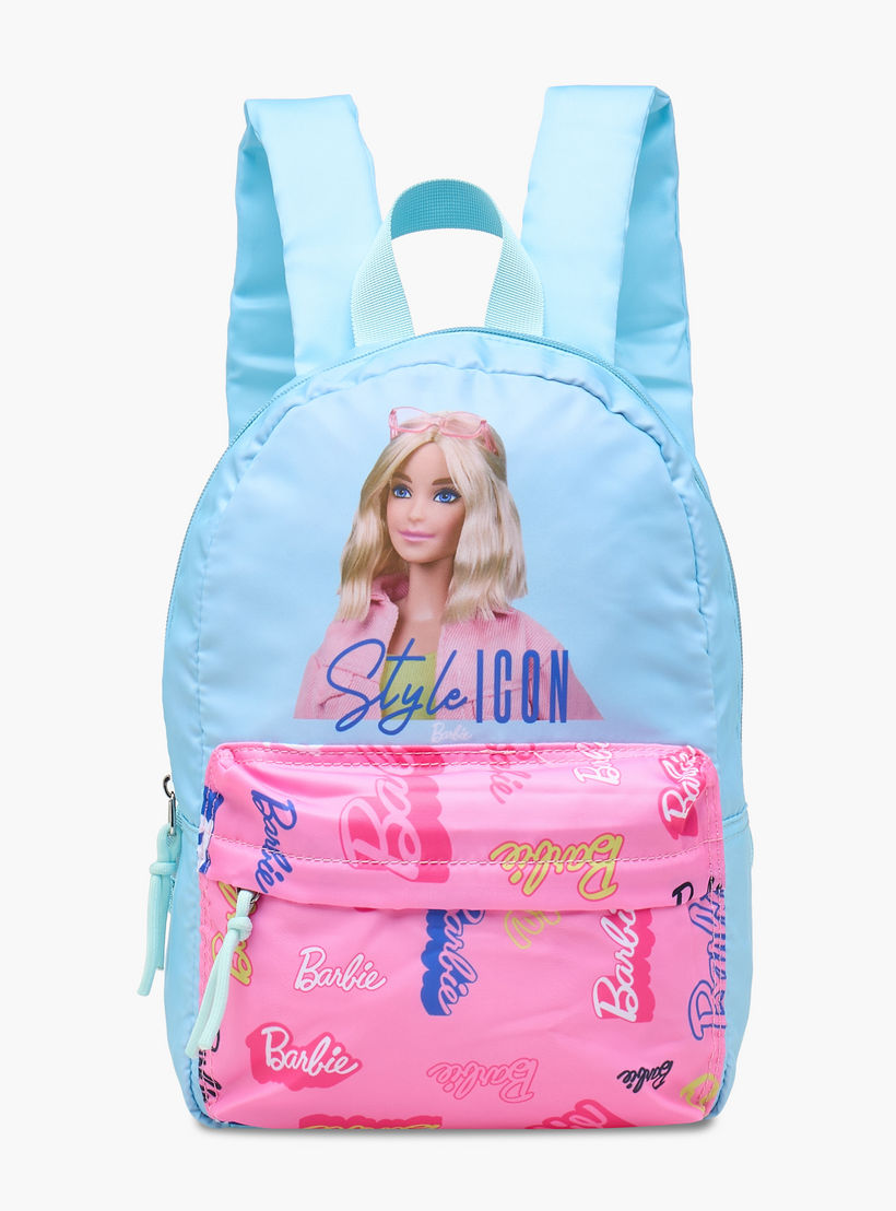 Barbie Print School Backpack with Adjustable Shoulder Straps - 33x25x10 cm-school-bagsandbackpacks-backpacks-image-1