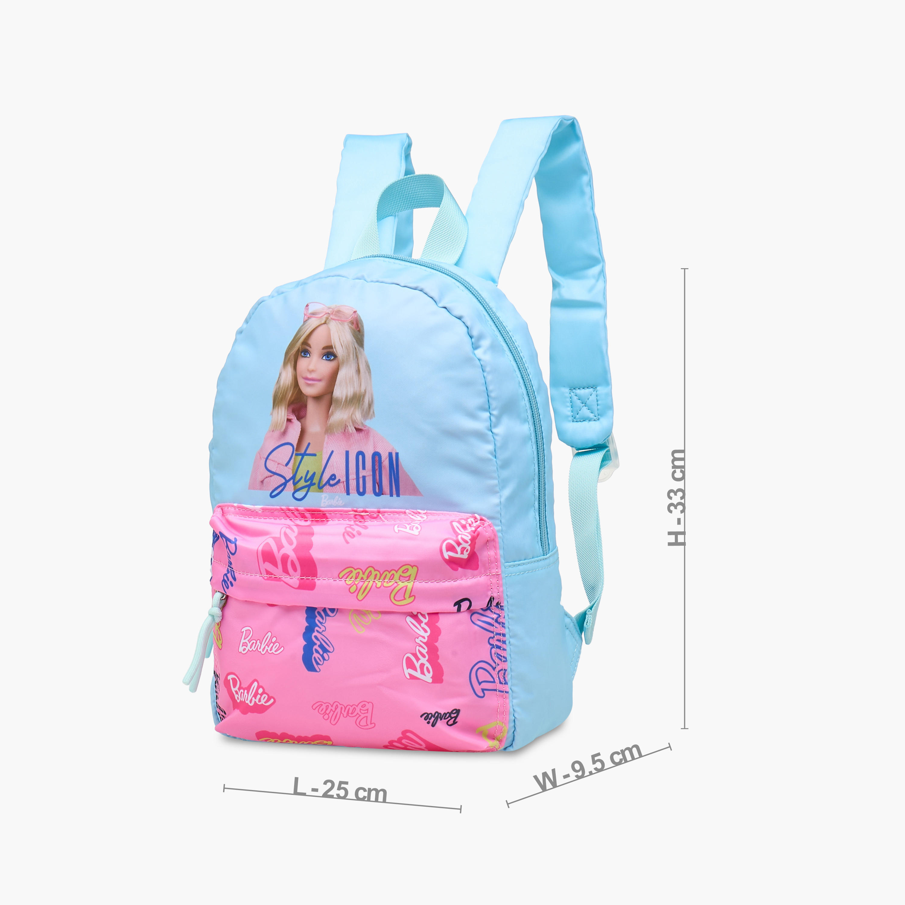 Barbie Print School Backpack with Adjustable Shoulder Straps - 33x25x10 cm-school-bagsandbackpacks-backpacks-image-2