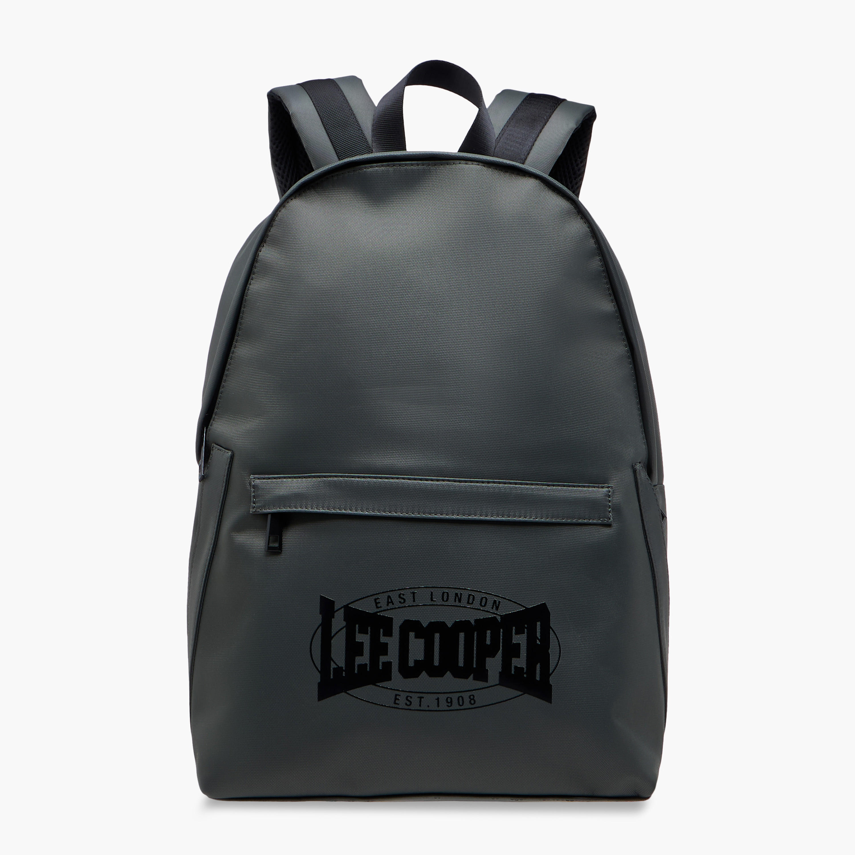 شنطة ظهر بأحزمة قابلة للتعديل وسحاب إغلاق وتفاصيل الشعار من لي كوبر - 45x16 سم-school-bagsandbackpacks-backpacks-image-1