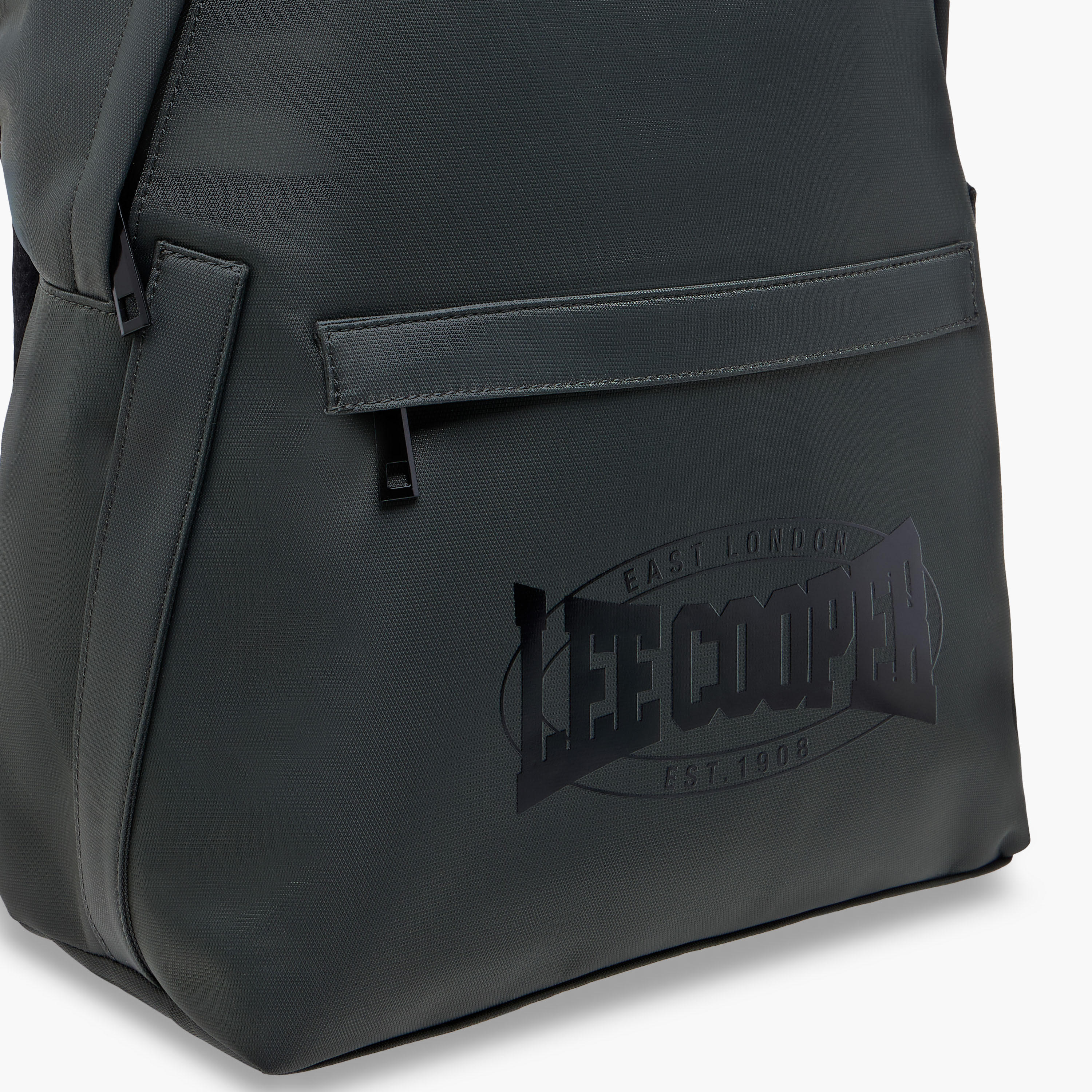 شنطة ظهر بأحزمة قابلة للتعديل وسحاب إغلاق وتفاصيل الشعار من لي كوبر - 45x16 سم-school-bagsandbackpacks-backpacks-image-5
