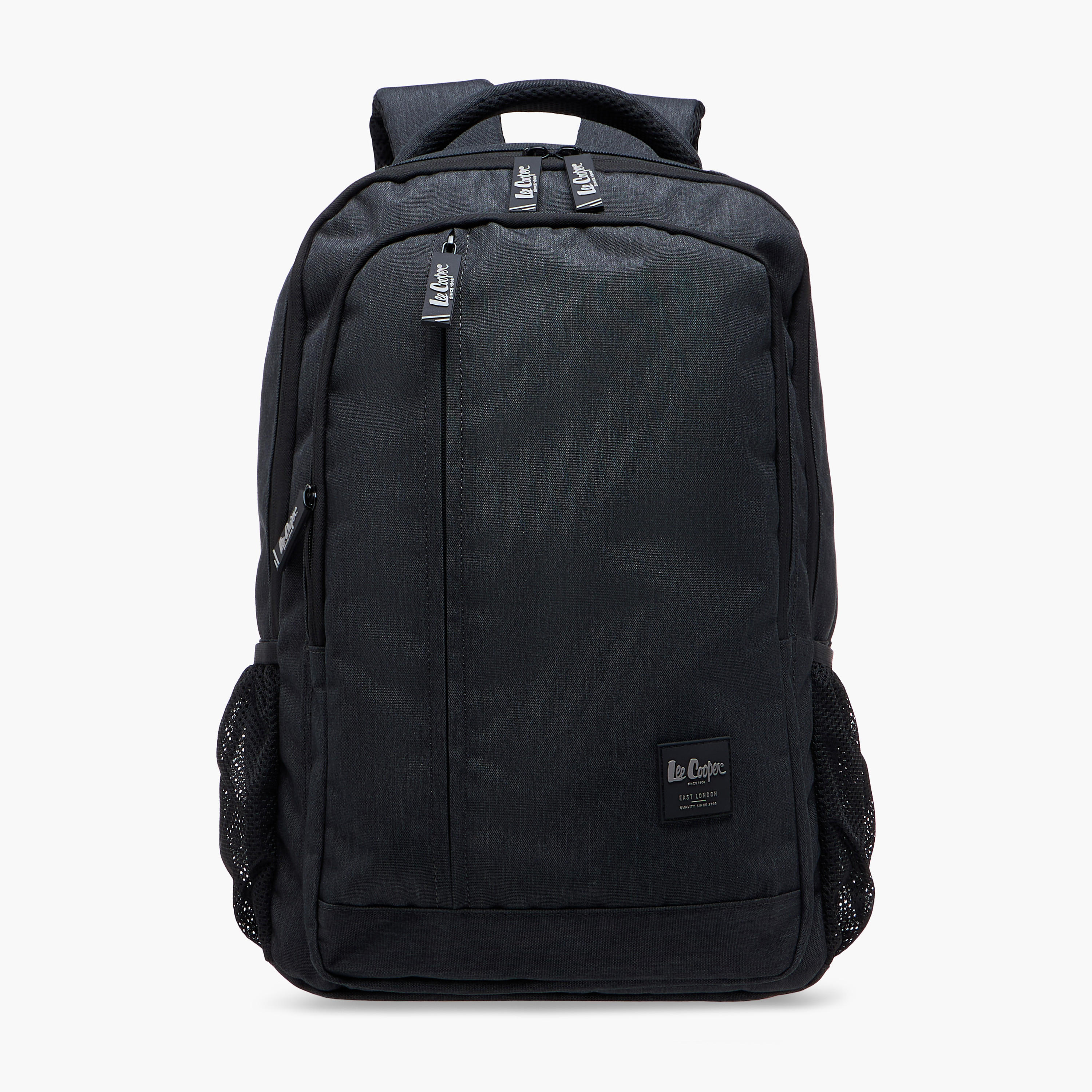 شنطة ظهر بارزة الملمس بأحزمة قابلة للتعديل وسحاب إغلاق من لي كوبر - 31x46x16 سم-school-bagsandbackpacks-backpacks-image-1