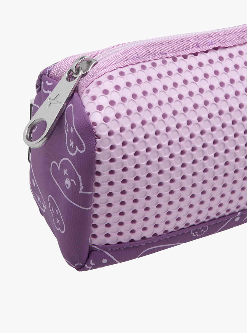 Light & Nine Printed Pencil Pouch with Zip Closure-school-stationery-pencilcases-image-4
