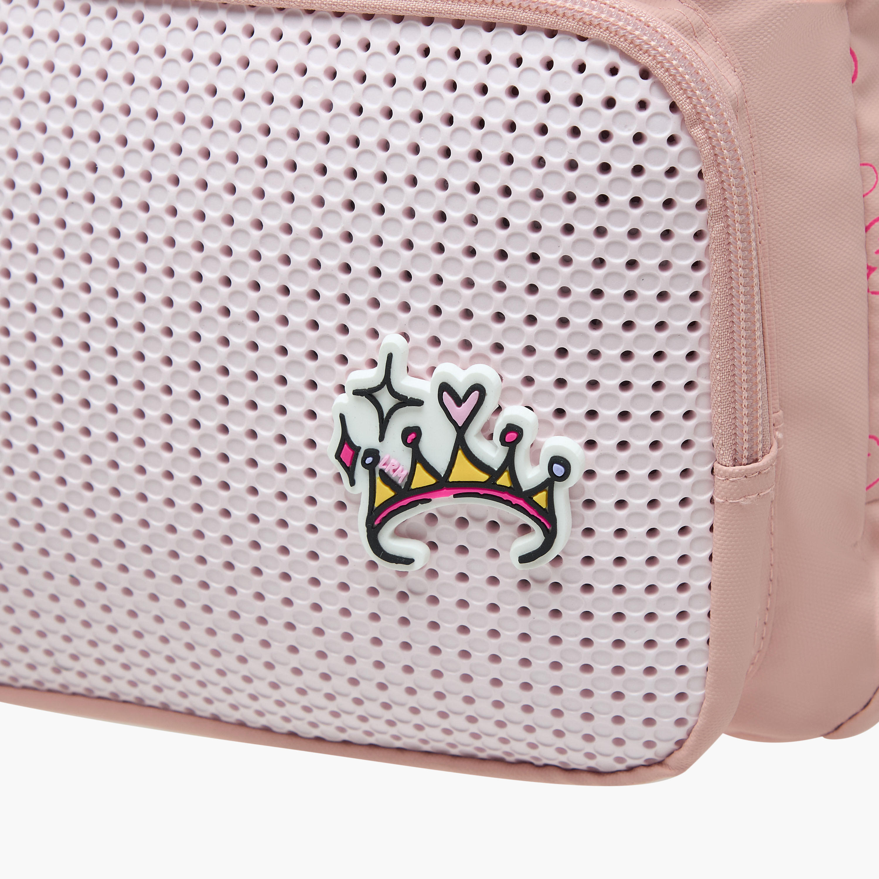 Light & Nine Jibbitz Detail Backpack with Adjustable Straps and Zip Closure - 44x31x14 cms-school-bagsandbackpacks-backpacks-image-6