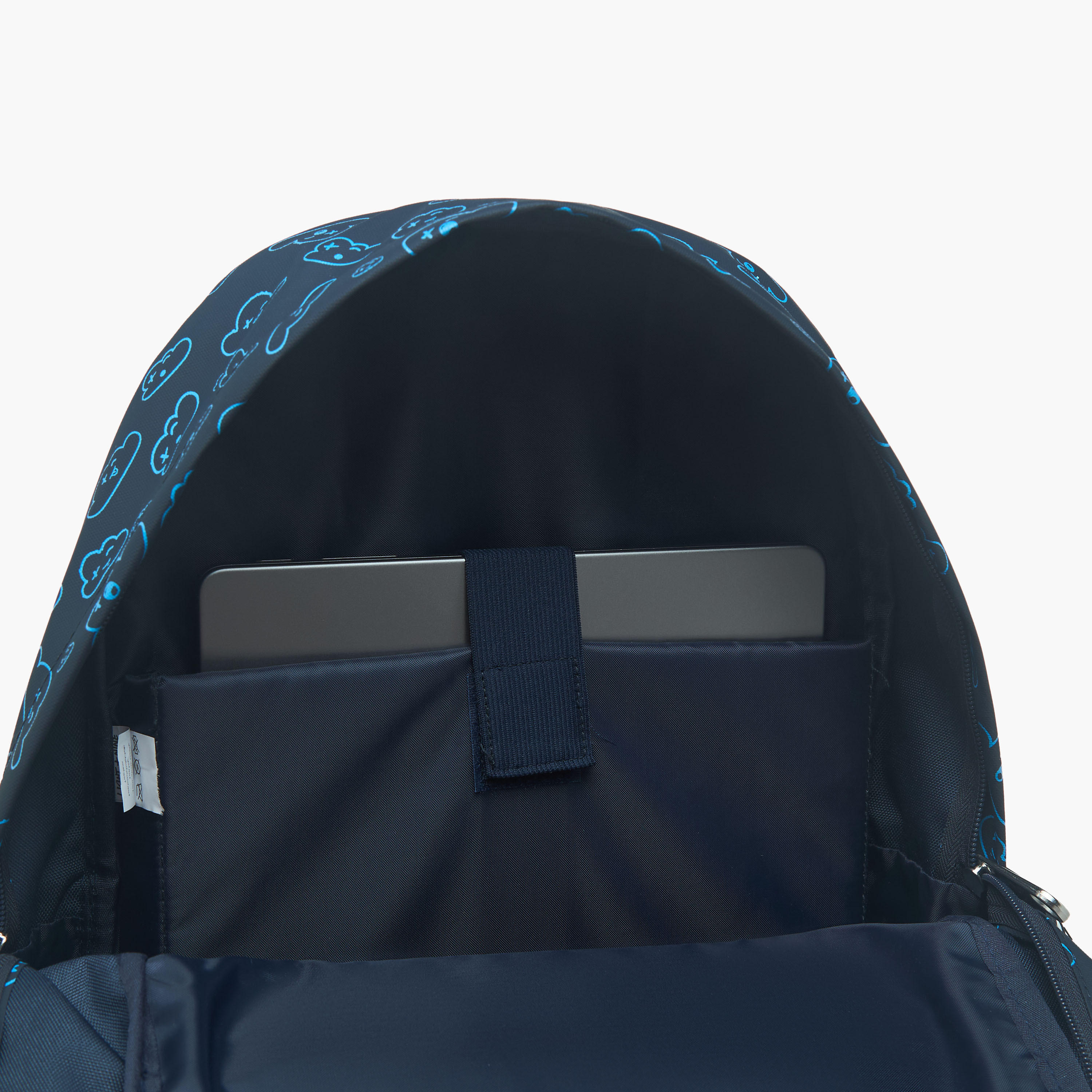 Light & Nine Textured Backpack with Adjustable Shoulder Straps and Zip Closure - 44x31x14 cms-school-bagsandbackpacks-backpacks-image-11