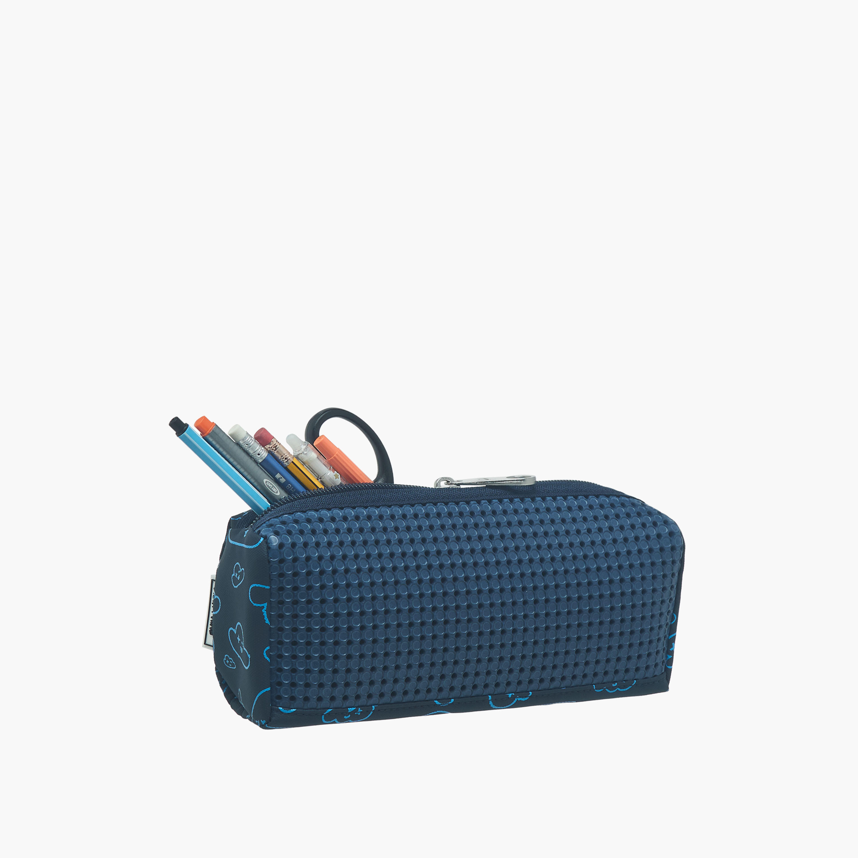 Light & Nine Printed Pencil Pouch with Zip Closure-school-stationery-pencilcases-image-4
