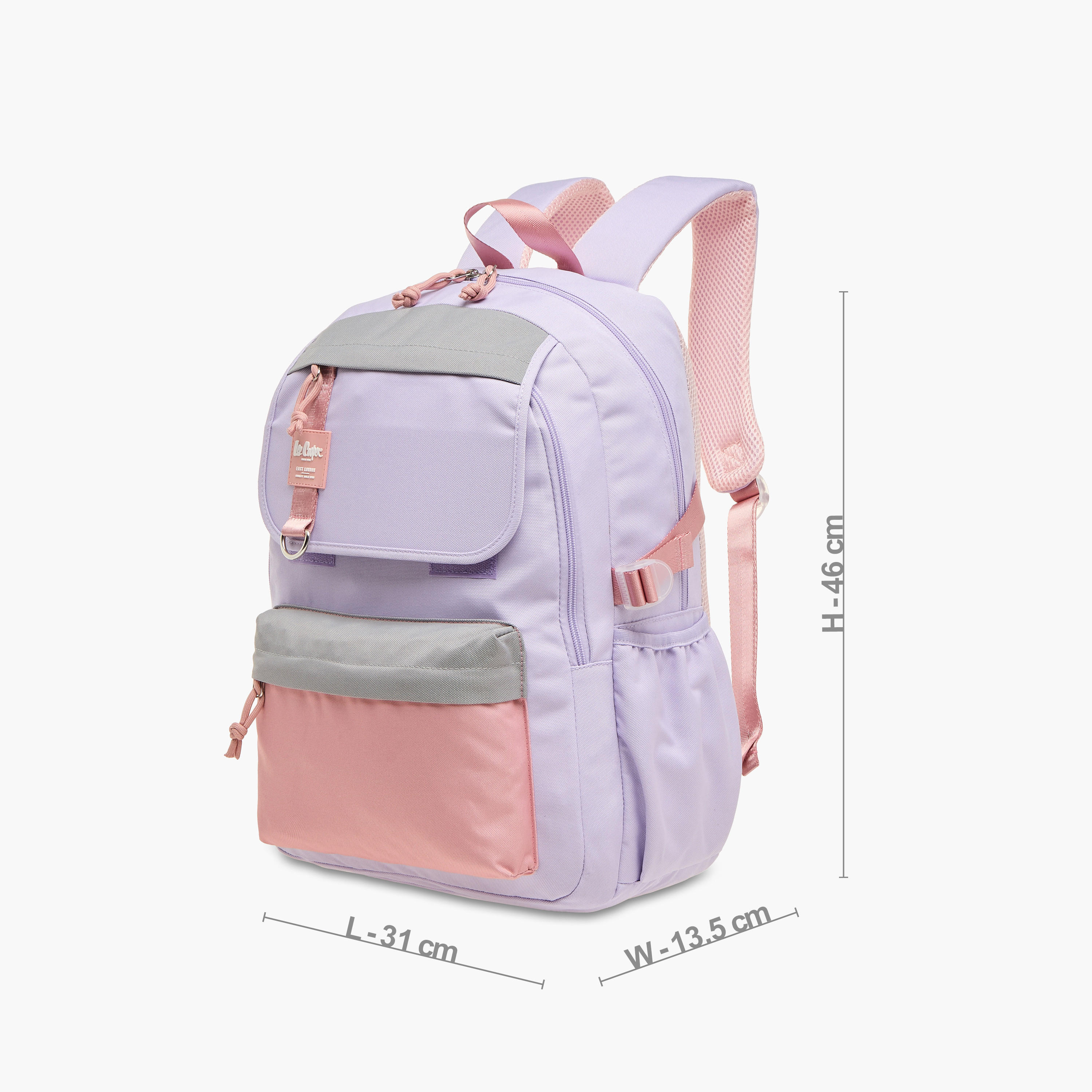 Lee Cooper Colourblock Backpack with Lunch Bag and Pencil Pouch set-school-bagsandbackpacks-sets-image-3