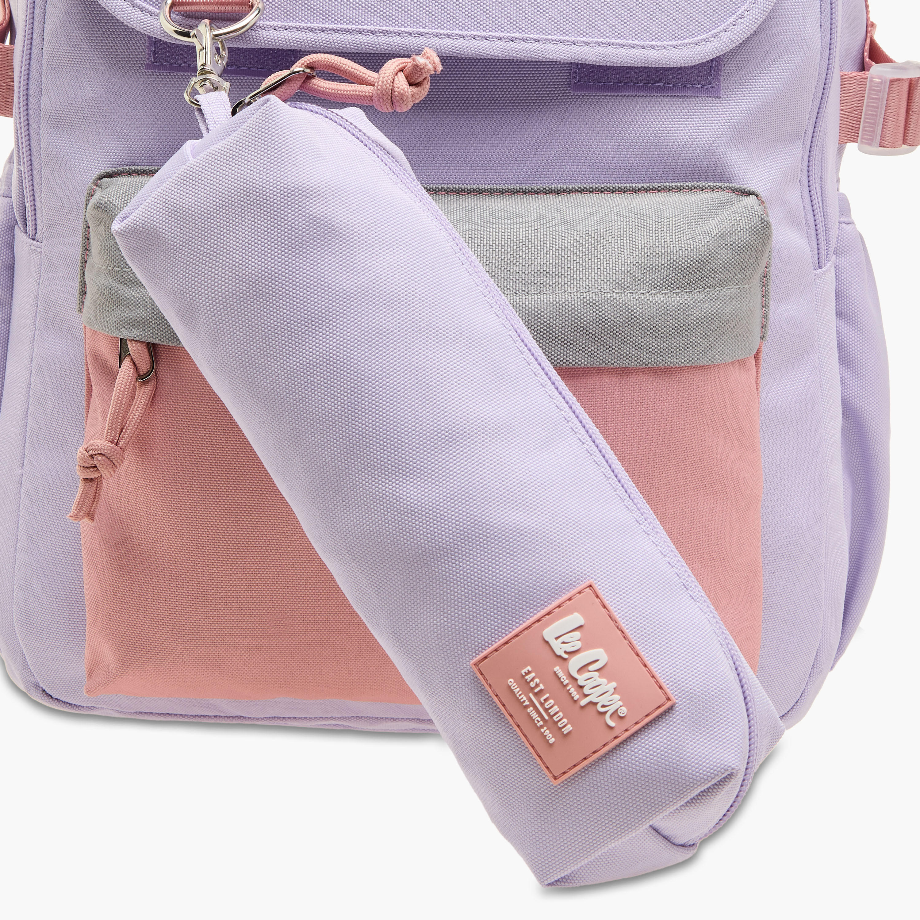 Lee Cooper Colourblock Backpack with Lunch Bag and Pencil Pouch set-school-bagsandbackpacks-sets-image-8