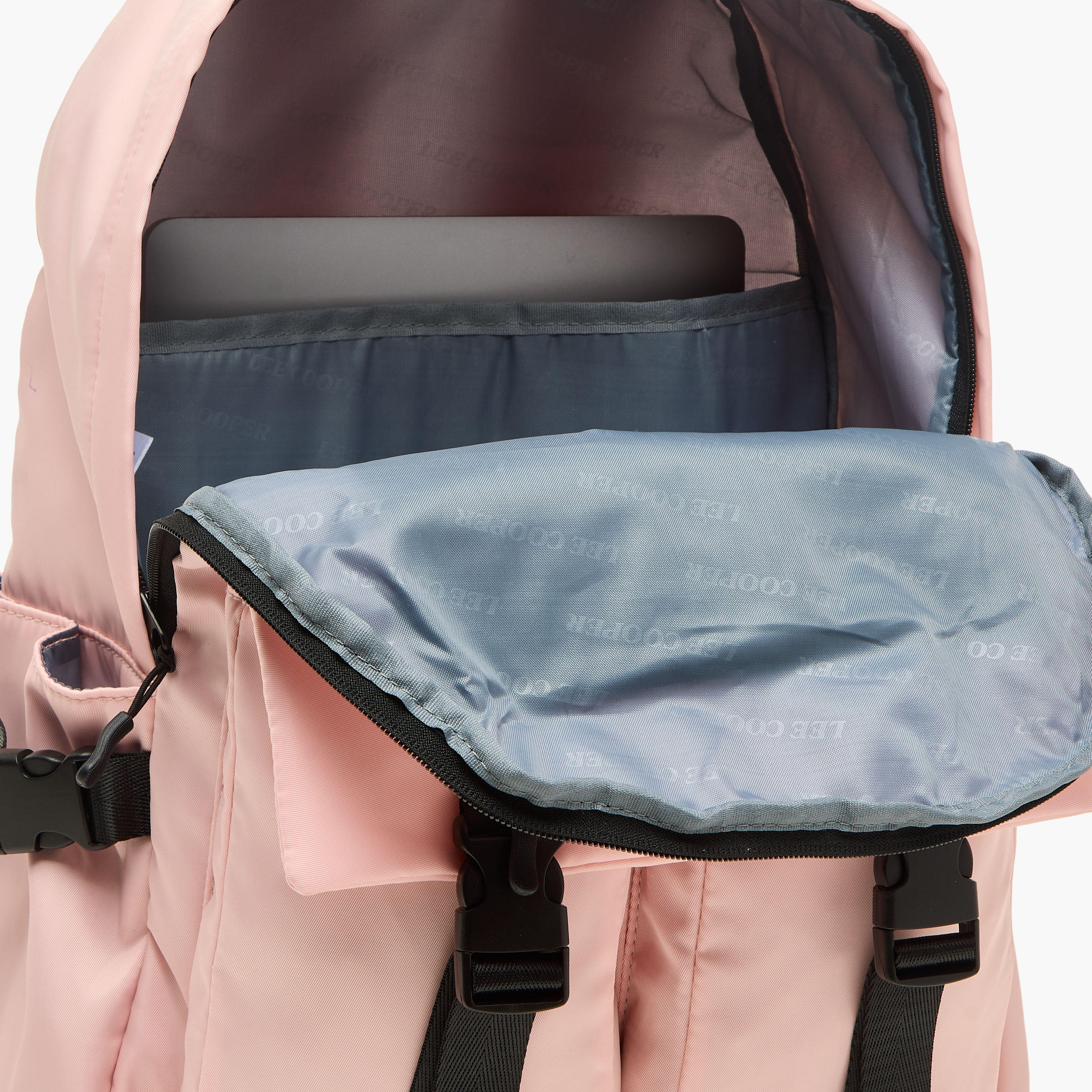 Lee Cooper Logo Print School Backpack and Pencil Pouch set-school-bagsandbackpacks-sets-image-10