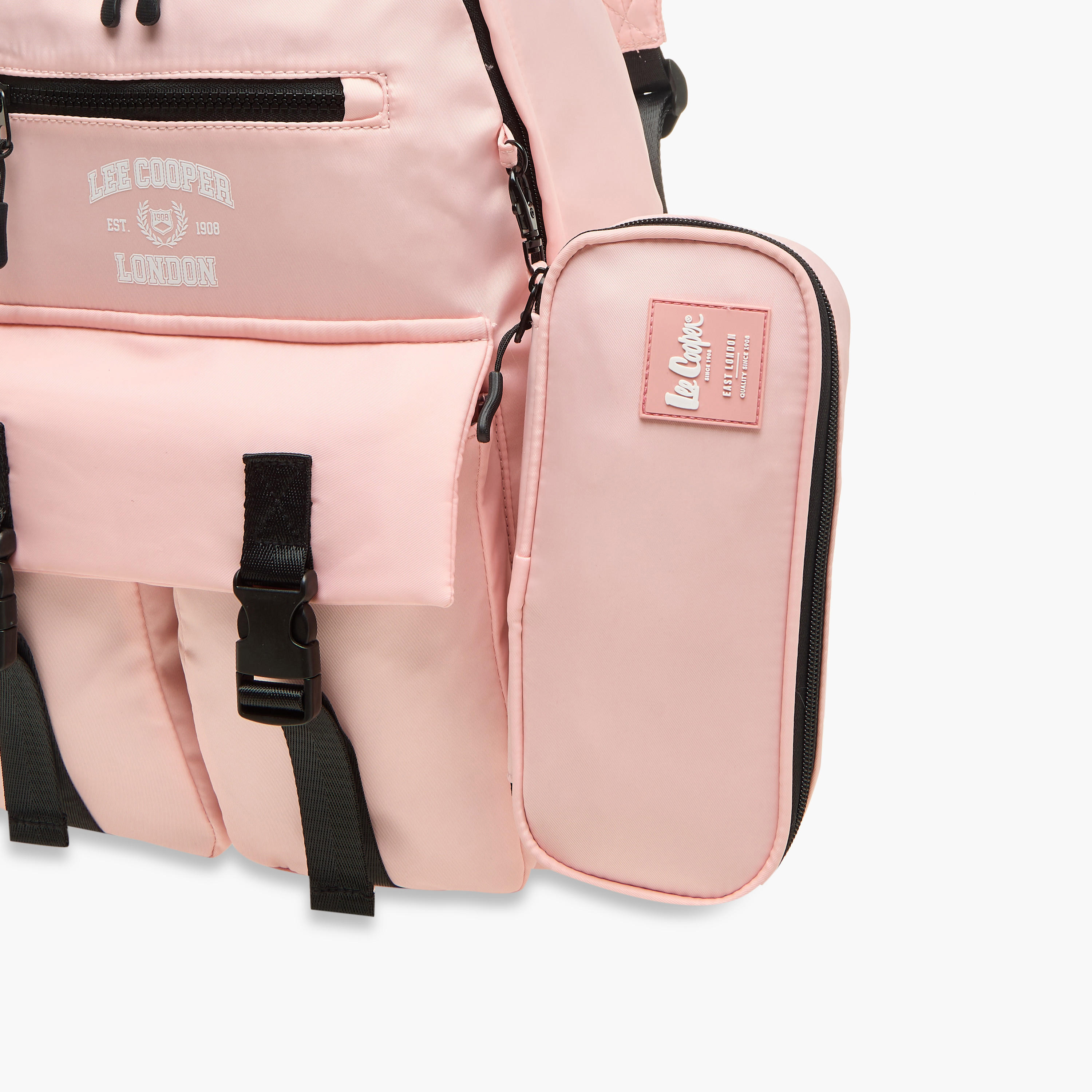 Lee Cooper Logo Print School Backpack and Pencil Pouch set-school-bagsandbackpacks-sets-image-8
