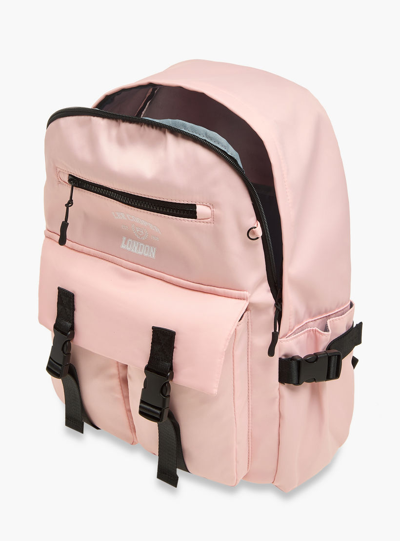 Lee Cooper Logo Print School Backpack and Pencil Pouch set-school-bagsandbackpacks-sets-image-9