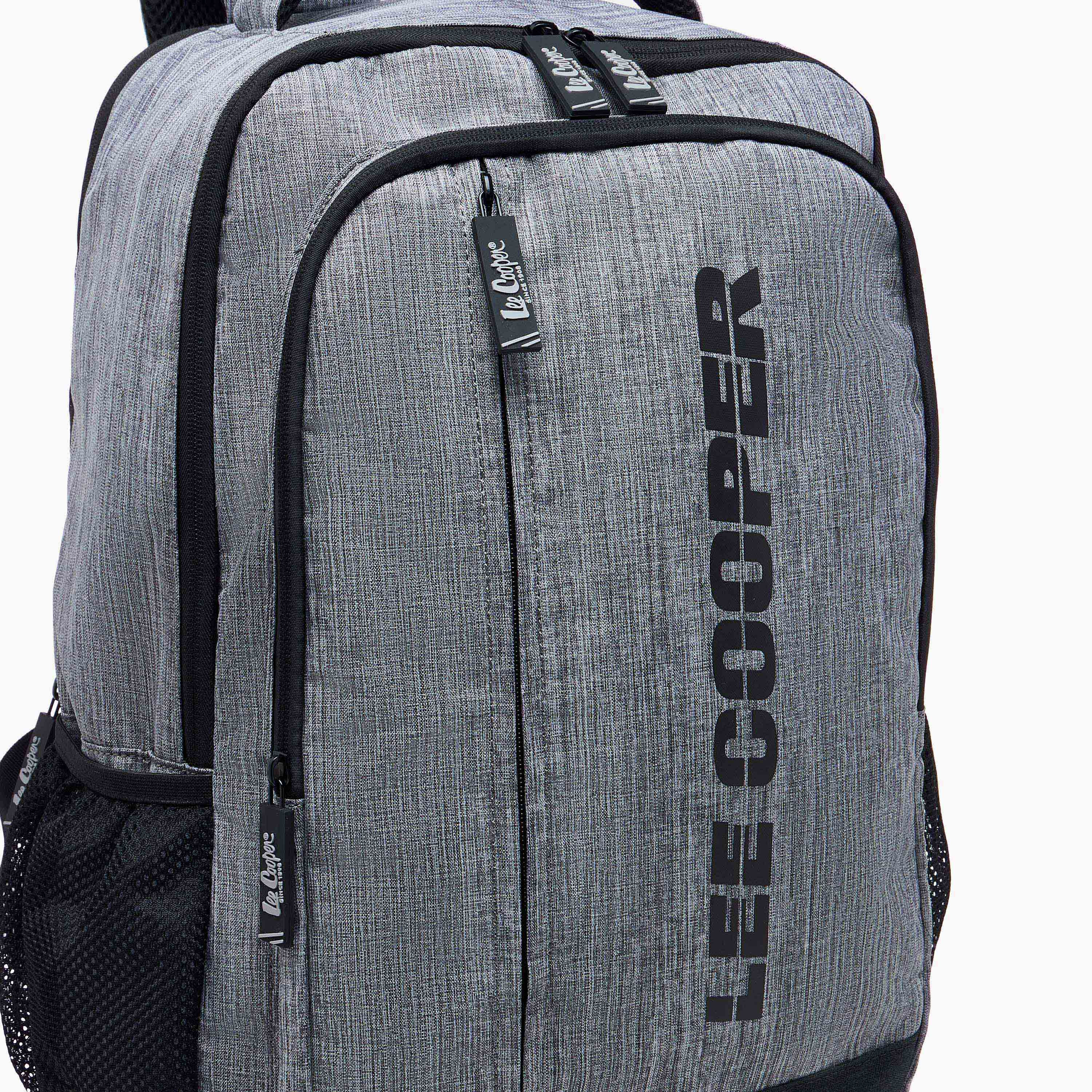 شنطة ظهر مدرسية بأحزمة كتف قابلة للتعديل وطبعات الشعار من لي كوبر - 16×46×31 سم-boys-accessories-bagsandbackpacks-image-7