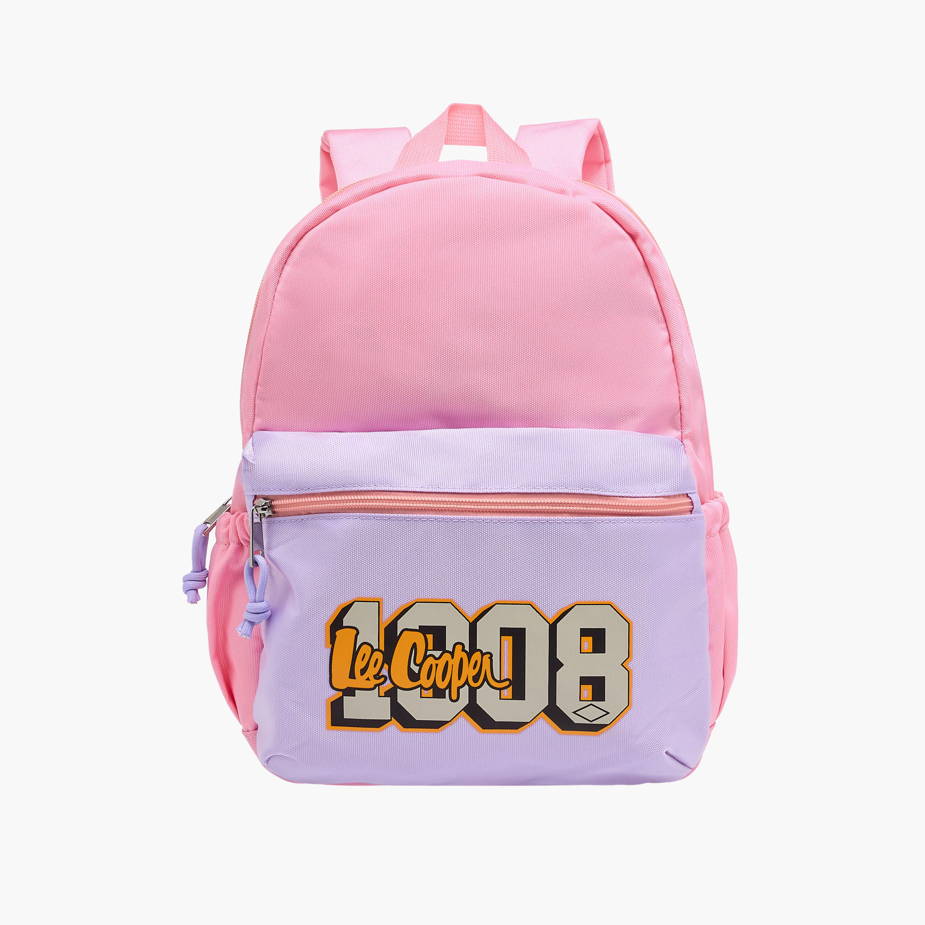 شنطة ظهر مدرسية بأحزمة مبطنة وطبعات من لي كوبر - 12x24x34 سم-school-bagsandbackpacks-backpacks-image-1