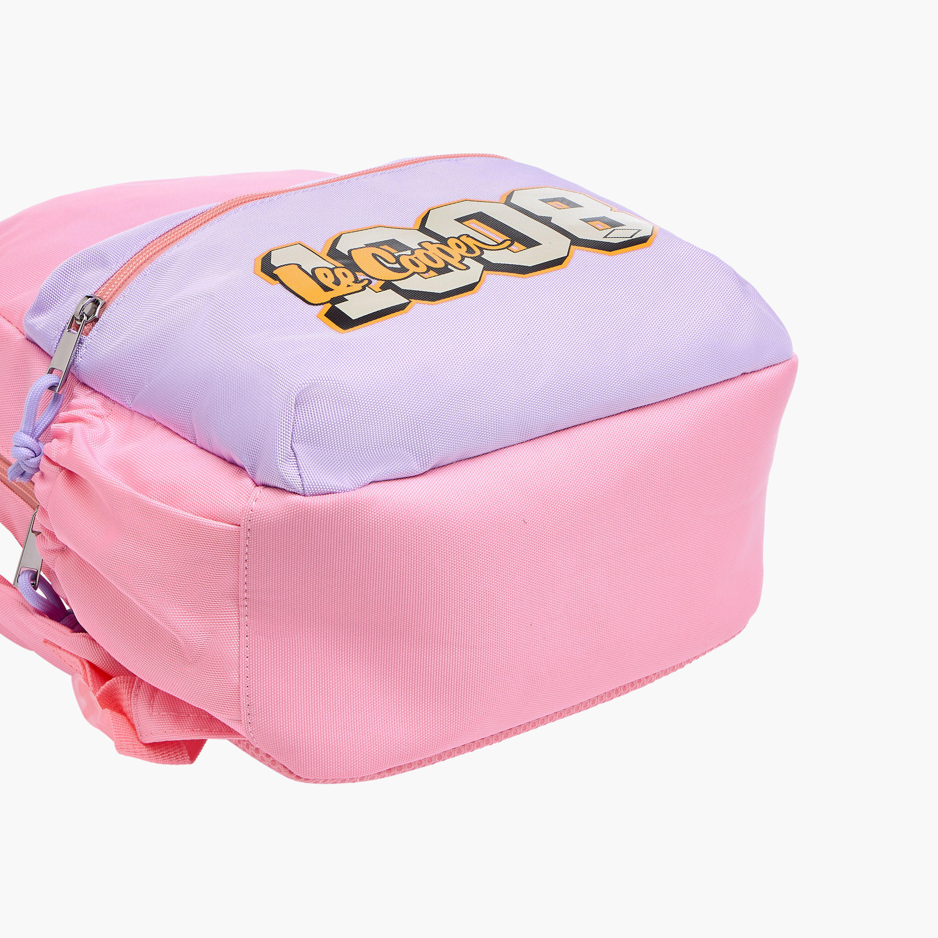 شنطة ظهر مدرسية بأحزمة مبطنة وطبعات من لي كوبر - 12x24x34 سم-school-bagsandbackpacks-backpacks-image-5