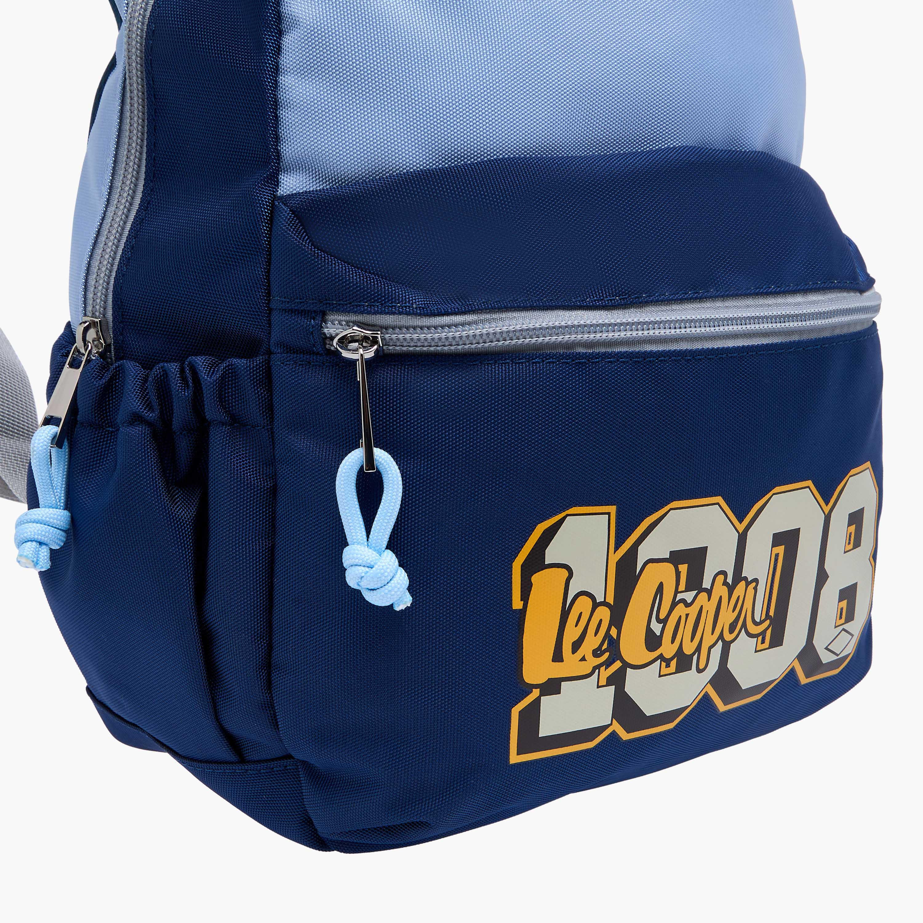 Lee Cooper Printed School Backpack with Padded Straps - 12x24x34 cm-school-bagsandbackpacks-backpacks-image-4