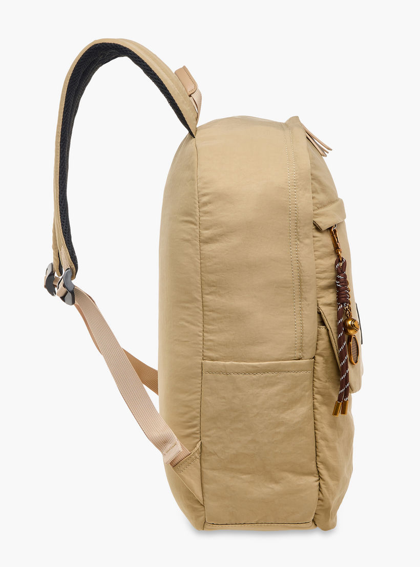 Lee Cooper Logo Applique Backpack with Adjustable Strap - 32x13x45 cm-men-bags-image-3