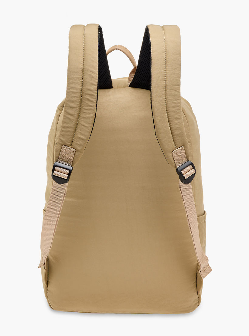 Lee Cooper Logo Applique Backpack with Adjustable Strap - 32x13x45 cm-men-bags-image-5