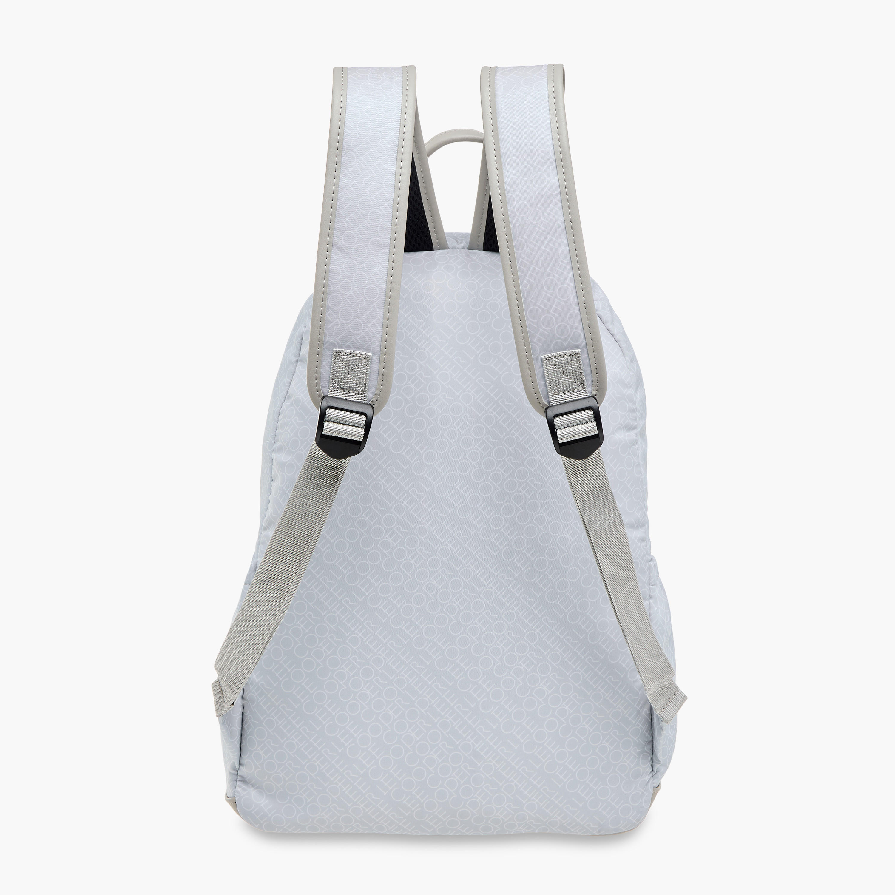 Lee Cooper Monogram Print Backpack with Adjustable Straps and Zip Closure - 14x33x42 cm-men-bags-image-5