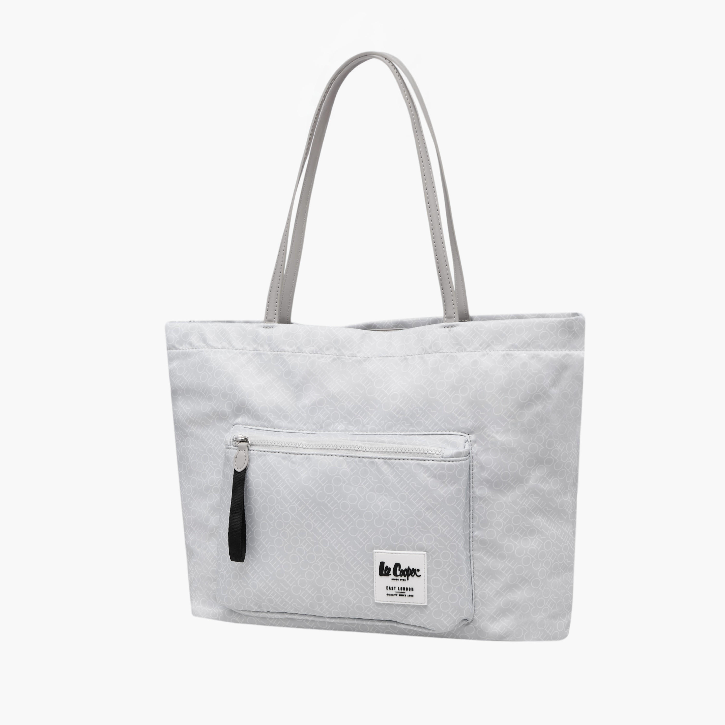 شنطة توتي بمقابض مزدوجة وسحاب إغلاق وطبعات مونوجرام من لي كوبر-women-bagsandwallets-handbags-image-5