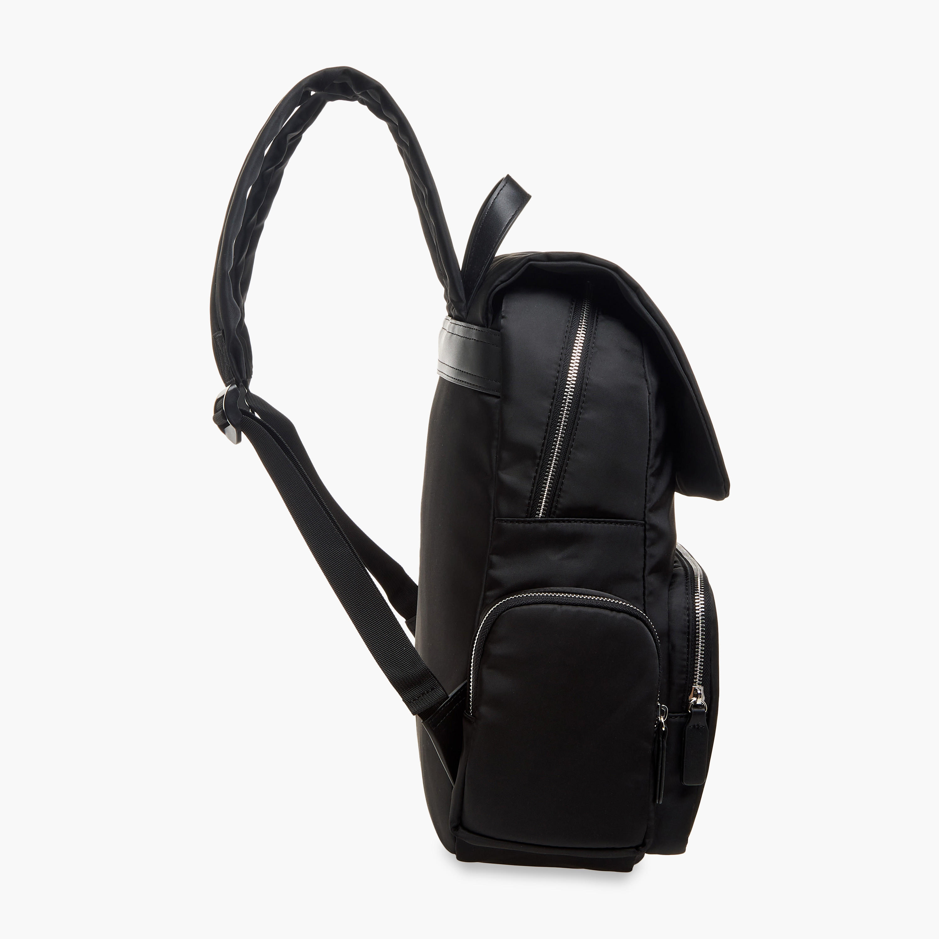 شنطة ظهر بأحزمة قابلة للتعديل وسحاب إغلاق وزخارف الشعار من لي كوبر - 13x30x40 سم-men-bags-image-3