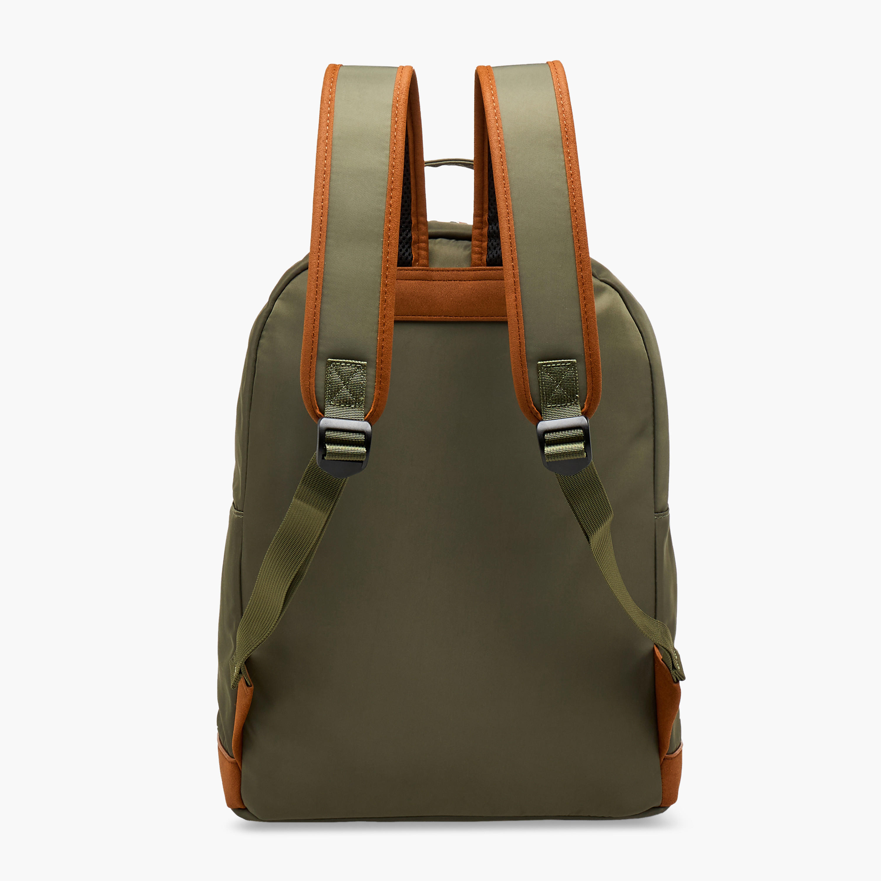 Lee Cooper Colourblock Backpack with Zip Closure and Adjustable Strap - 40x15x33 cm-men-bags-image-5