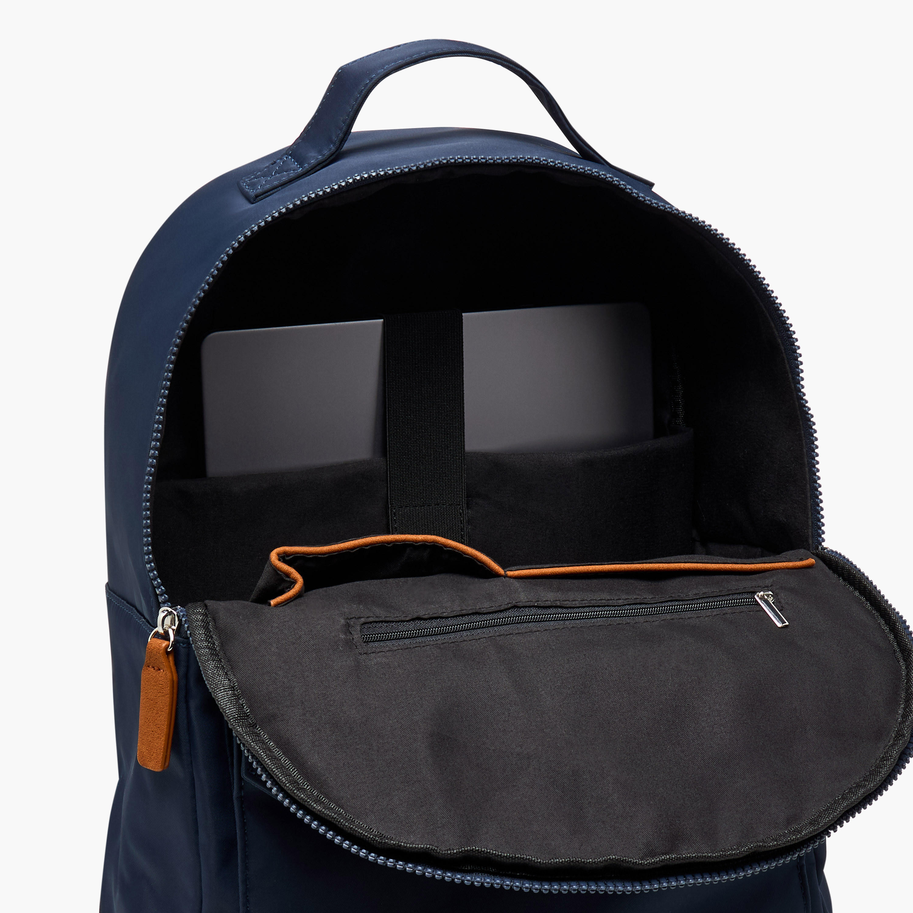 Lee Cooper Colourblock Backpack with Zip Closure and Adjustable Strap - 40x15x33 cm-men-bags-image-9