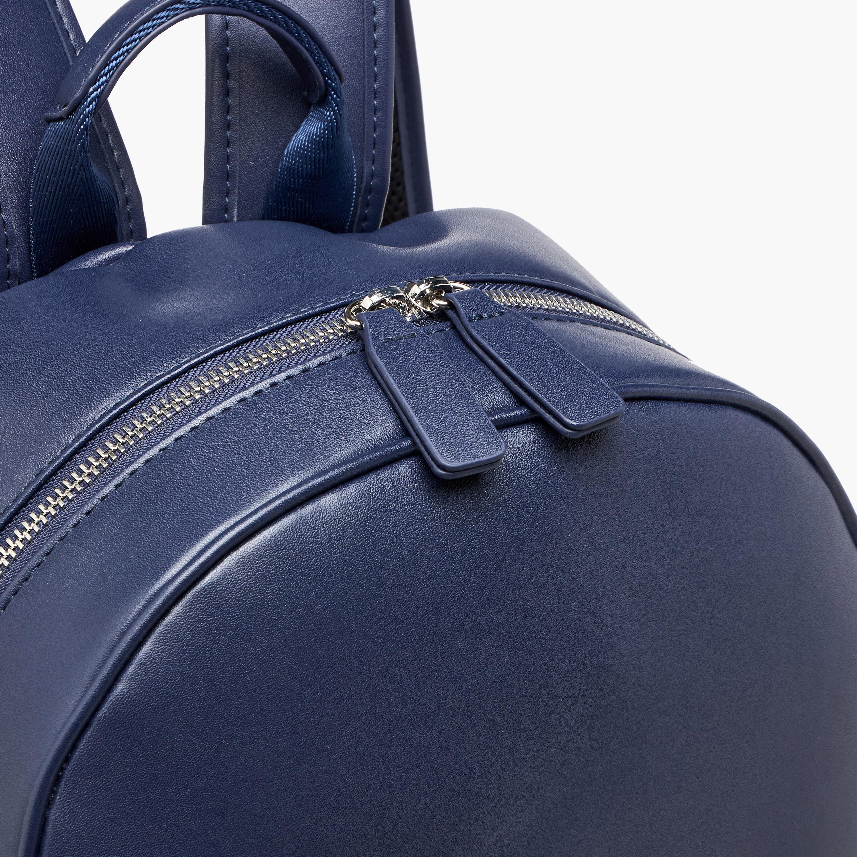 شنطة ظهر بطبعات شعار وحمالات كتف قابلة للتعديل وسحاب إغلاق من لي كوبر - 31x13x14 سم-men-bags-image-7