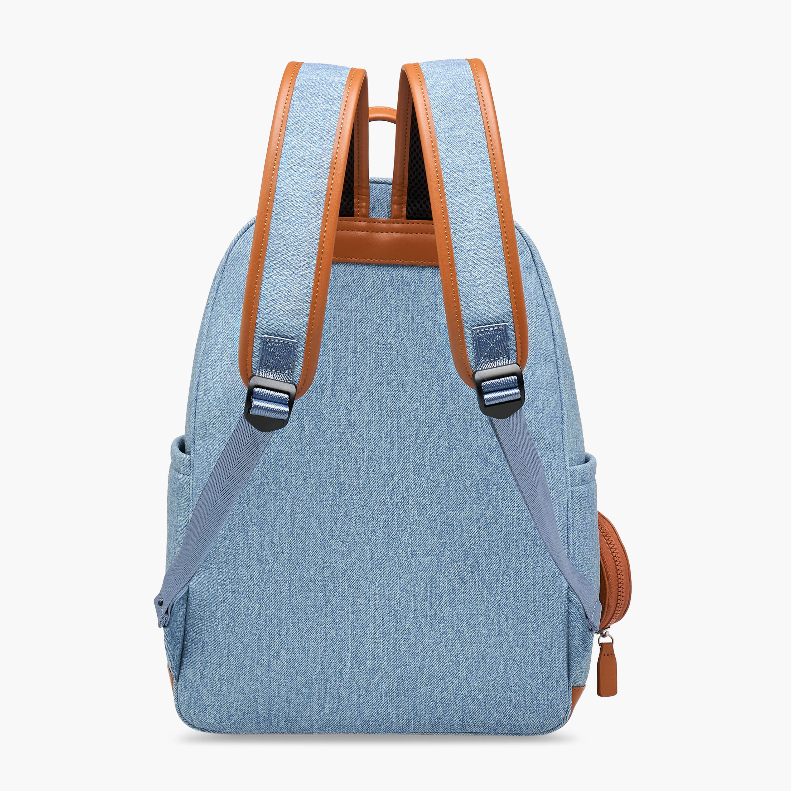 Lee Cooper Logo Print School Backpack with Zip Closure and Attached Pouch - 41x13x30 cm-women-bagsandwallets-backpacks-image-5