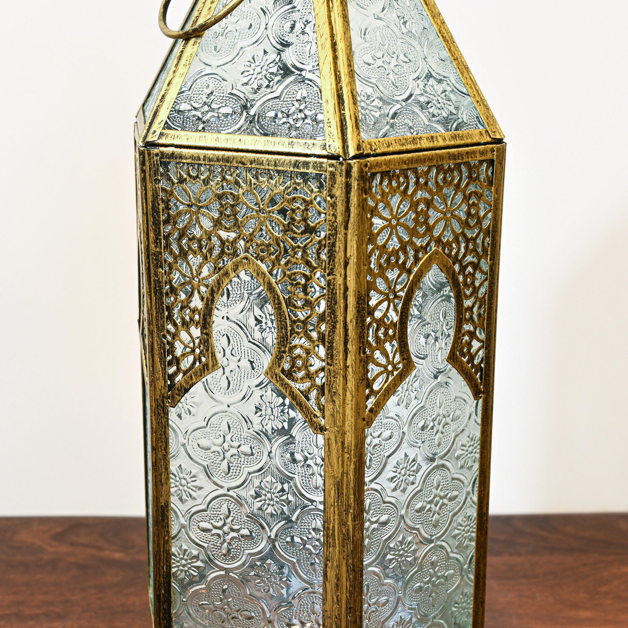 Hanging Candleholder with Cutwork Detail - 47x19 cms-household-decor-candleholdersandlanterns-image-3