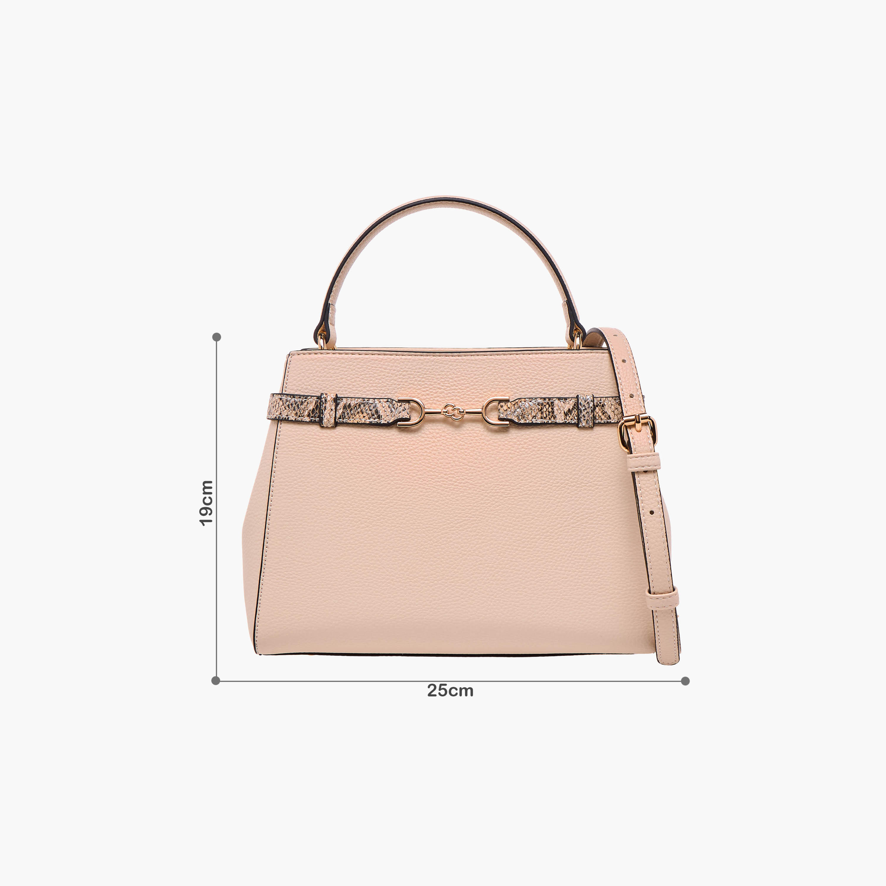 شنطة كروس بودي بحمالة قابلة للفصل وتزيينات حزام من سيليست-women-bagsandwallets-handbags-image-2