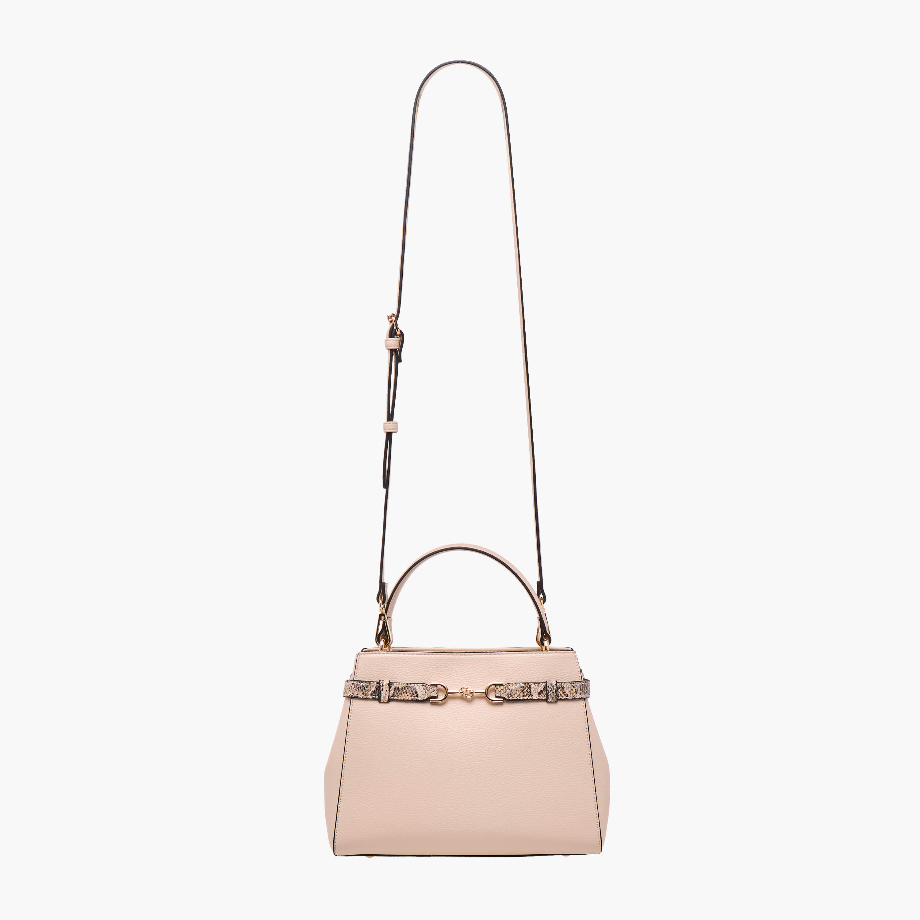 شنطة كروس بودي بحمالة قابلة للفصل وتزيينات حزام من سيليست-women-bagsandwallets-handbags-image-4